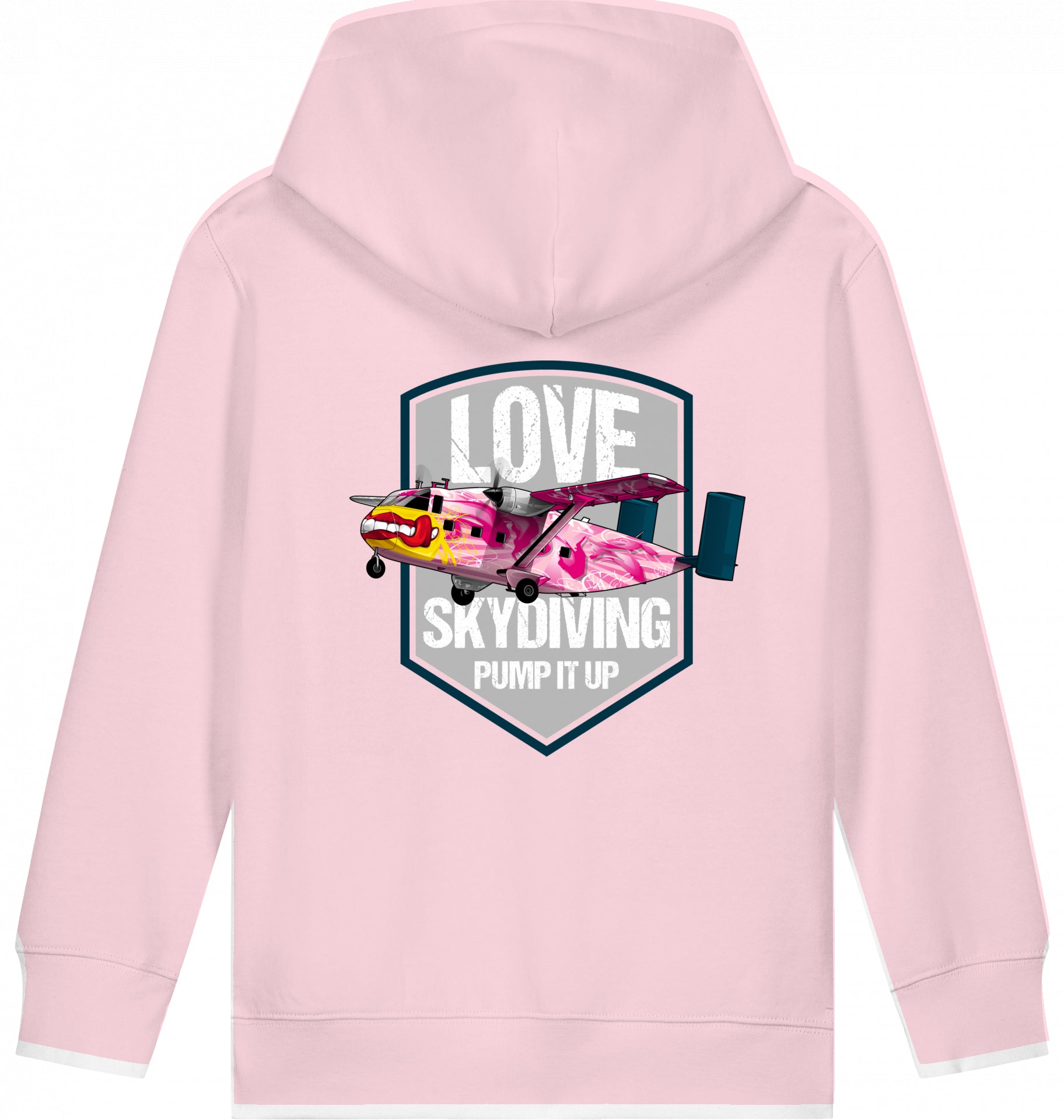 Kids Flugzeug Hoodie Short SC-7 Skyvan Sky Diving