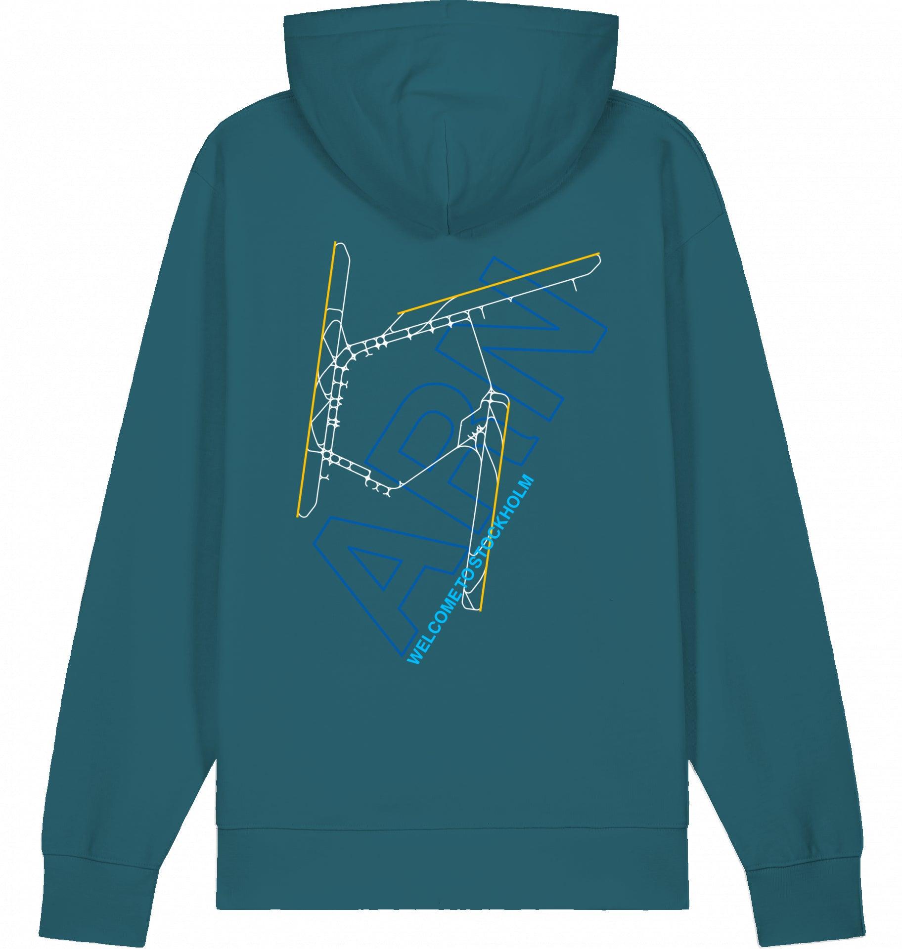 Aviation Stockholm ARN Airport Hoodie 2.0 für Piloten, Crews, Kinder & Planespotter made by SUPERSONIC aero 4U