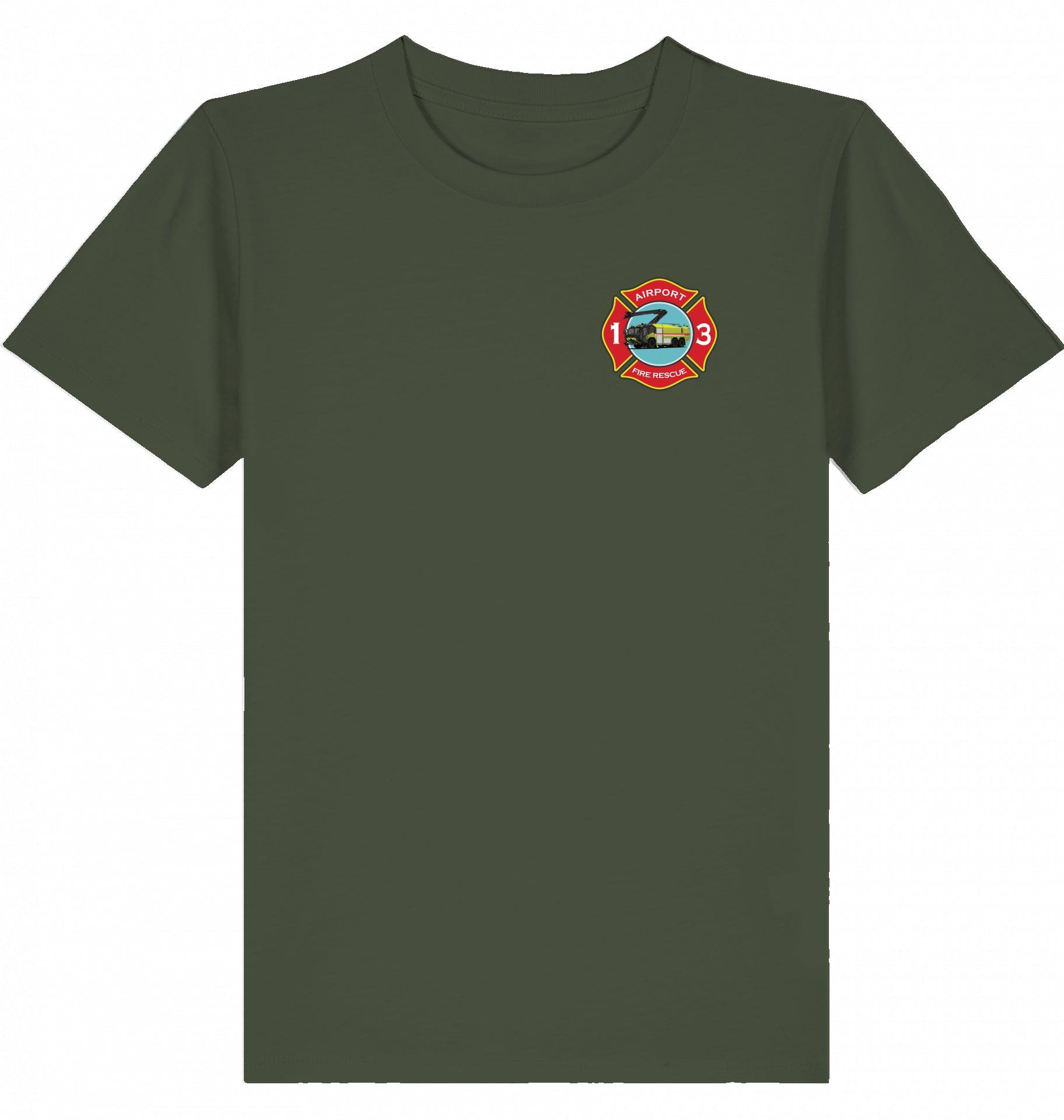 Aviation Kids Aviation T-Shirt "Airport Rescue Fire Fighting ARFF" 2.0 für Piloten, Crews, Kinder & Planespotter made by SUPERSONIC aero 4U