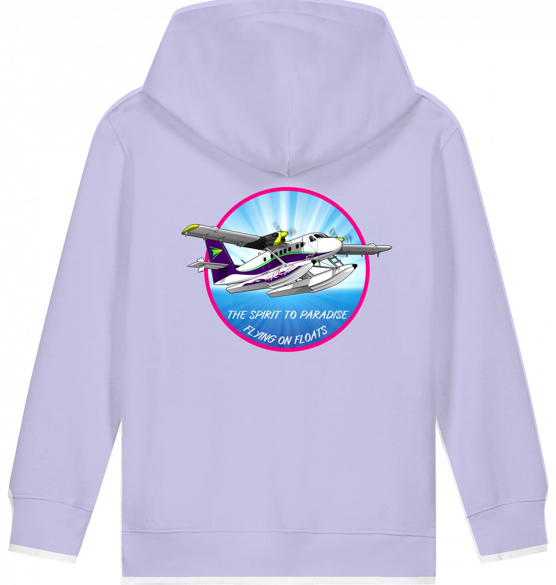 Aviation Kids Flugzeug Hoodie DHC-6 Twinotter in Paradise für Piloten, Crews, Kinder & Planespotter made by SUPERSONIC aero 4U