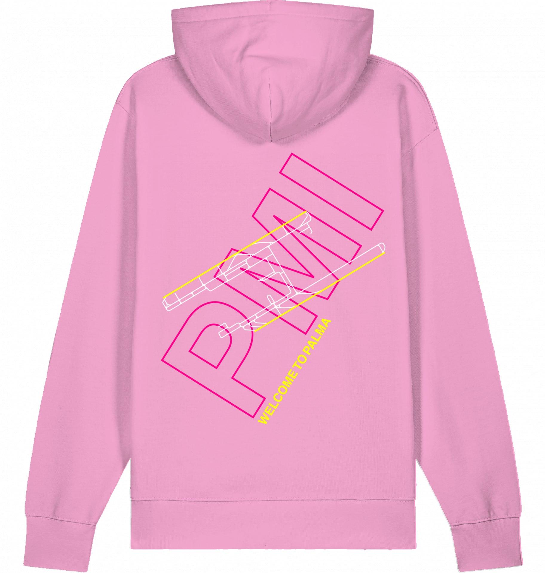 Aviation Palma de Mallorca PMI Airport Hoodie 2.0 Bubble Pink für Piloten, Crews, Kinder & Planespotter made by SUPERSONIC aero 4U
