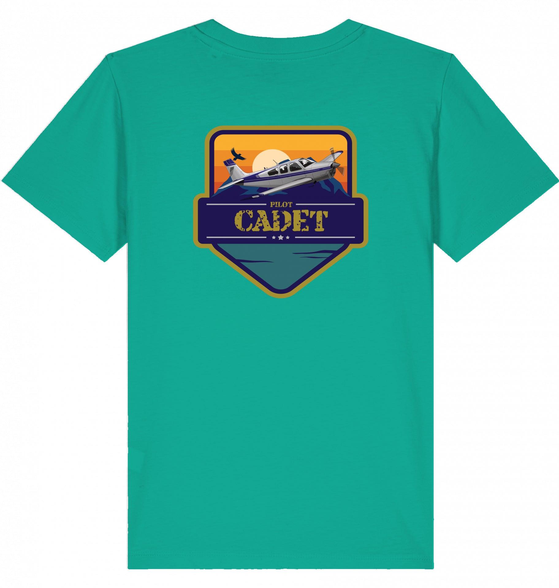 Aviation Kids Aviation T-Shirt "Flugschüler" Mooney Aircraft 2.0 Go Green für Piloten, Crews, Kinder & Planespotter made by SUPERSONIC aero 4U