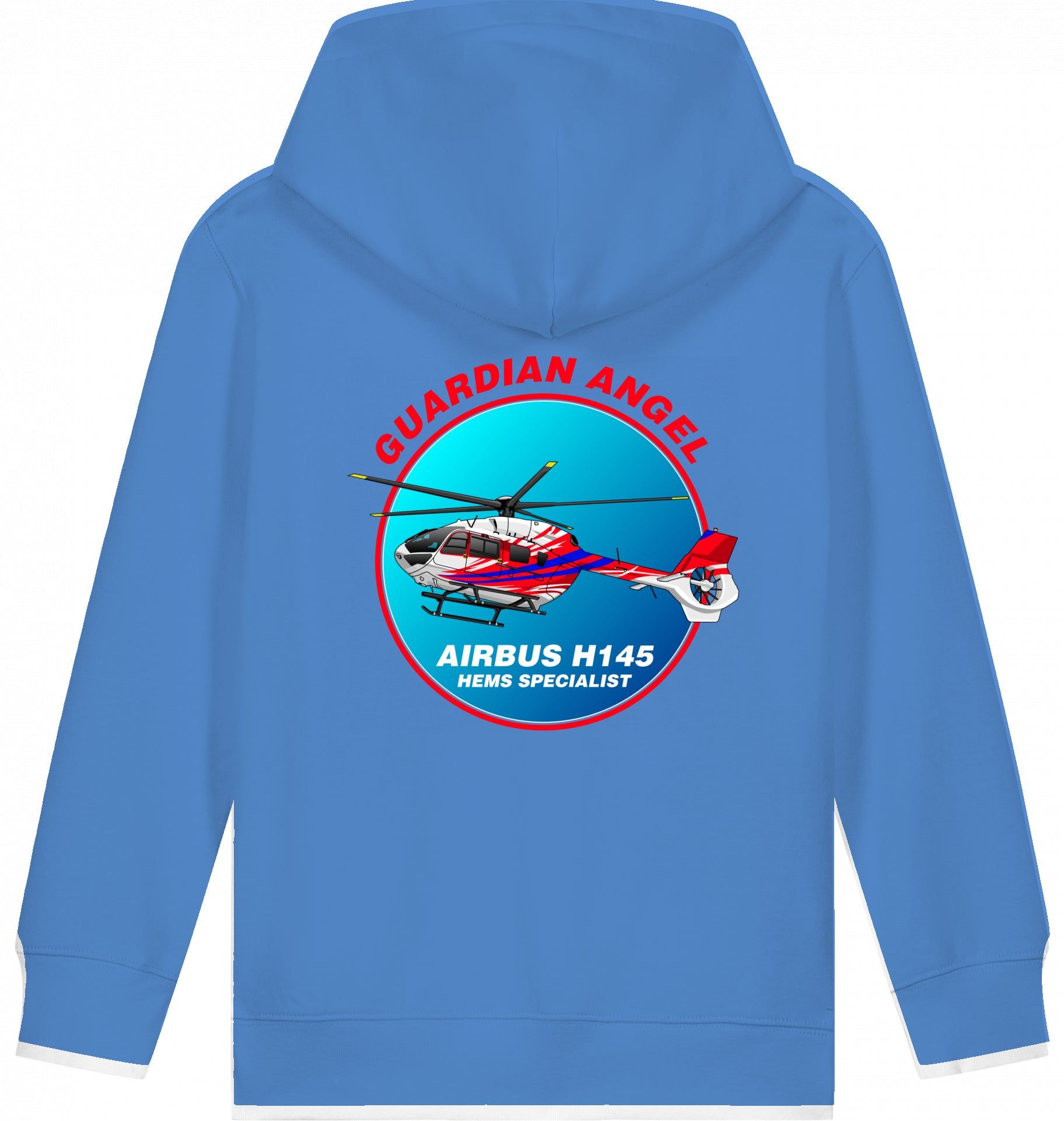 Aviation Kids Helicopter Hoodie Airbus H145 Guardian Angel für Piloten, Crews, Kinder & Planespotter made by SUPERSONIC aero 4U