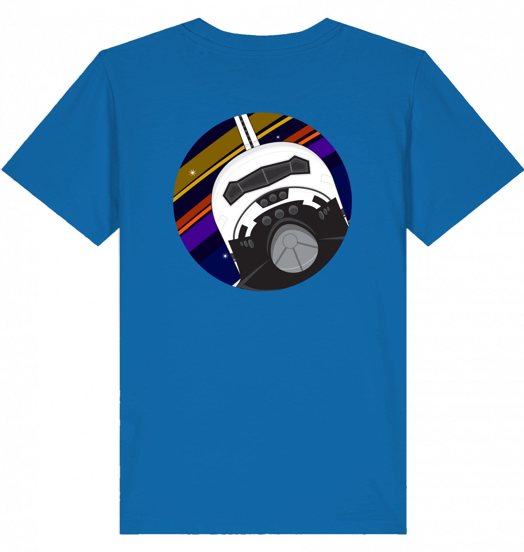Aviation Kids Aviation T-Shirt "NASA Spaceshuttle Front" 2.0 Royal Blue für Piloten, Crews, Kinder & Planespotter made by SUPERSONIC aero 4U