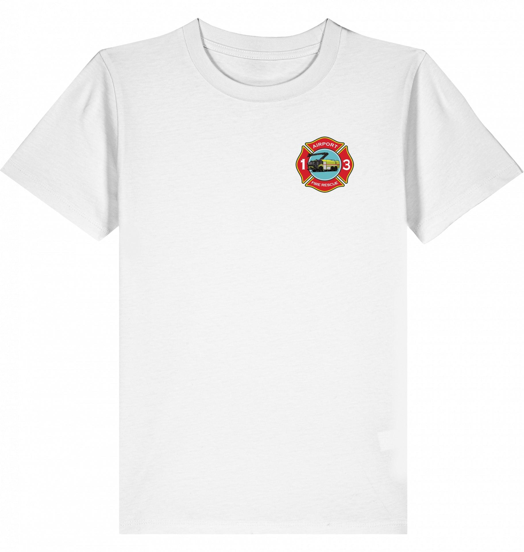 Aviation Kids Aviation T-Shirt "Airport Rescue Fire Fighting ARFF" 2.0 für Piloten, Crews, Kinder & Planespotter made by SUPERSONIC aero 4U