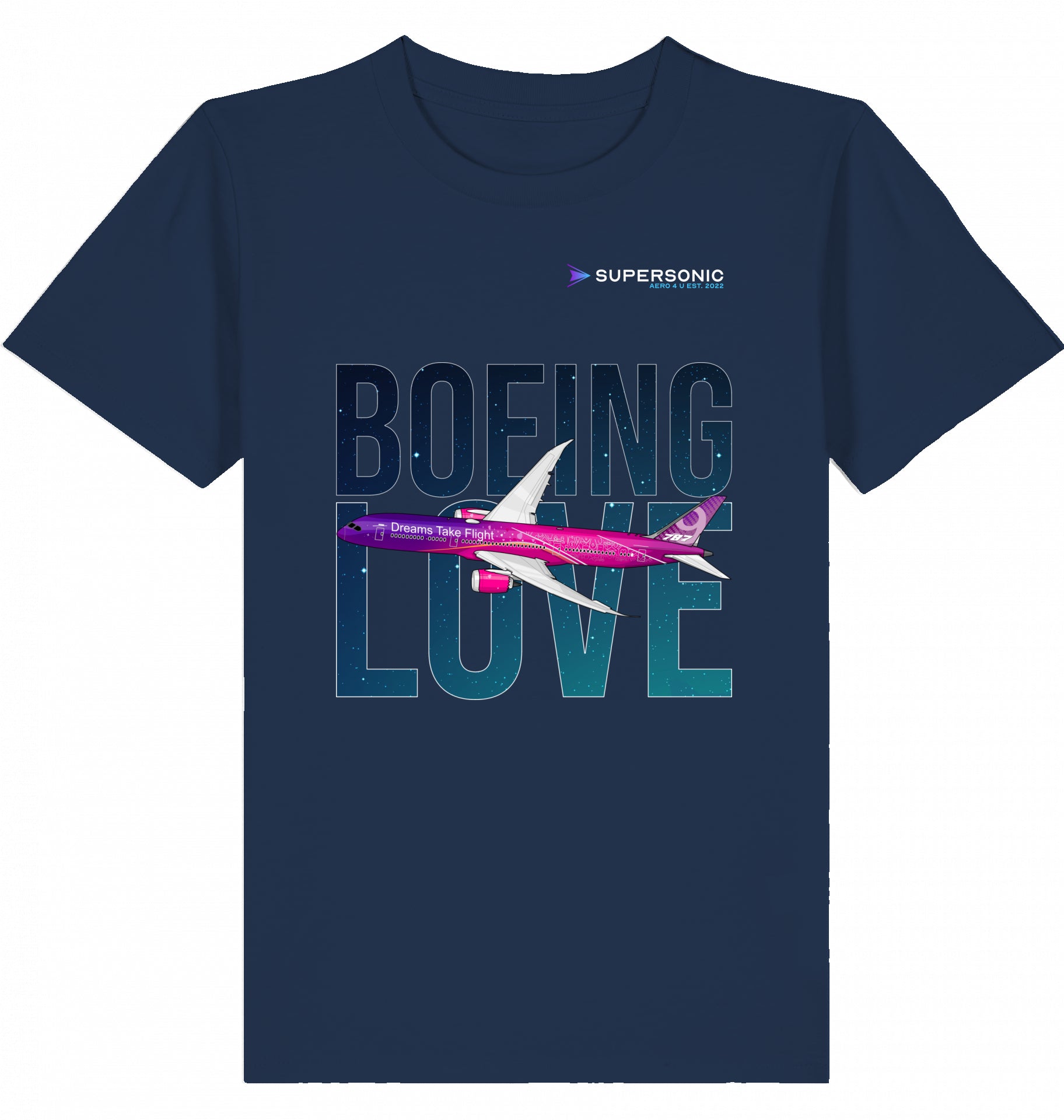 Boeing Love Tshirt, Kinder Tshirt B787, Dreamliner Kinder Tshirt, Flugzeug Tshirt Boeing 787