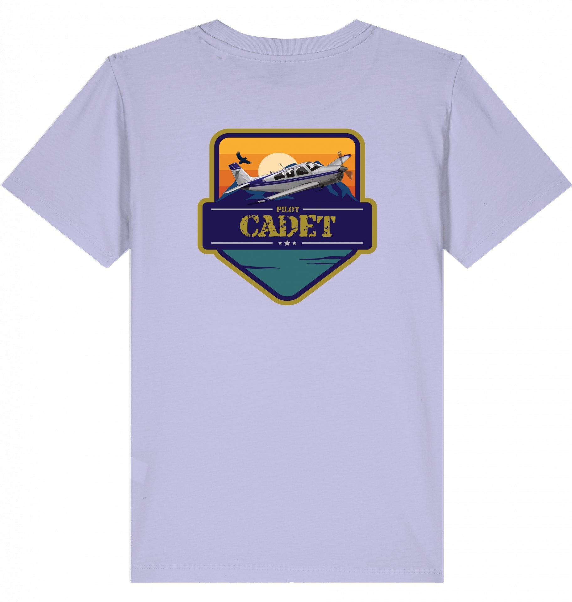 Aviation Kids Aviation T-Shirt "Flugschüler" Mooney Aircraft 2.0 Lavender für Piloten, Crews, Kinder & Planespotter made by SUPERSONIC aero 4U