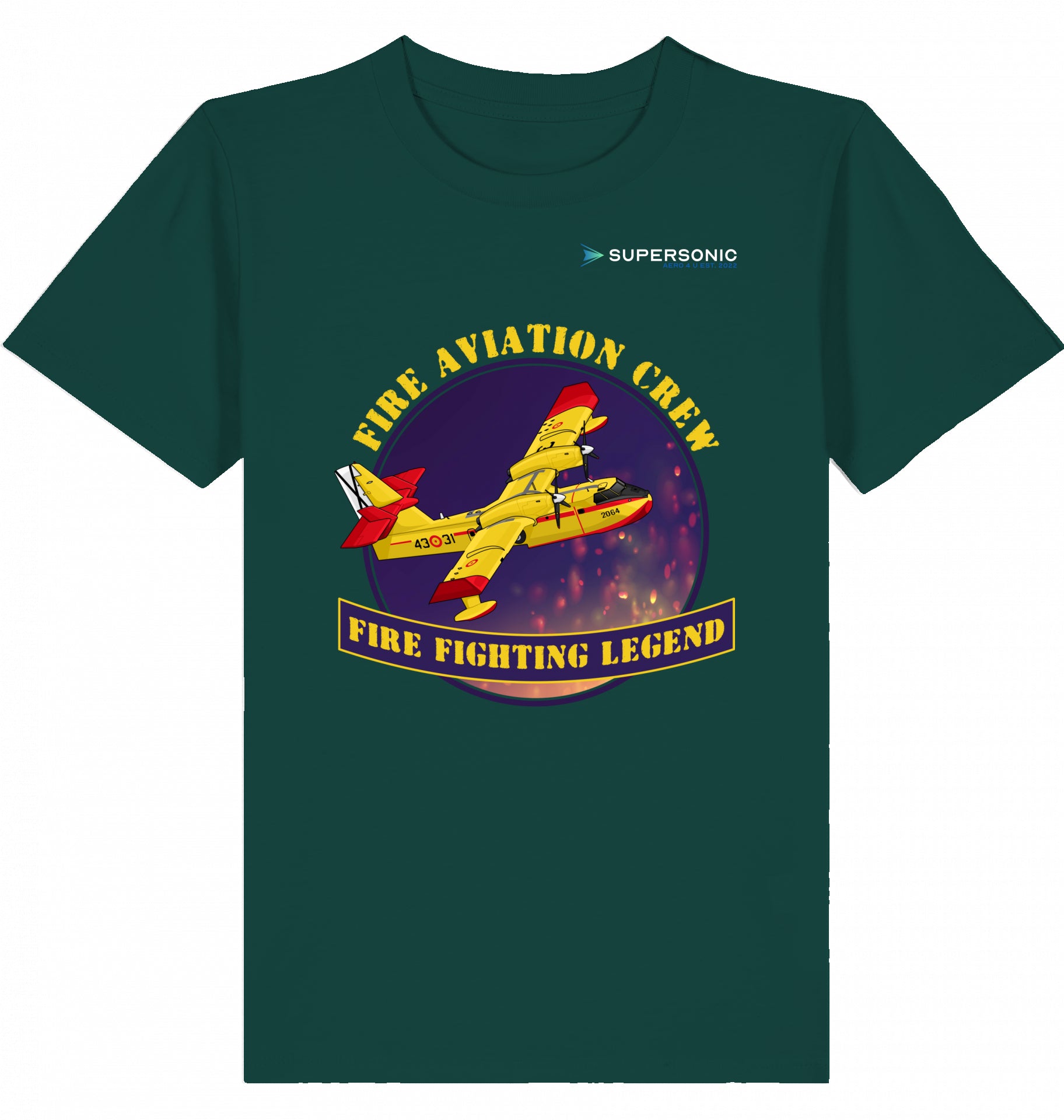 Bombardier CL-415 Tshirt, Canadair CL-415 Kinder Tshirt, Flugzeug Tshirt Kinder