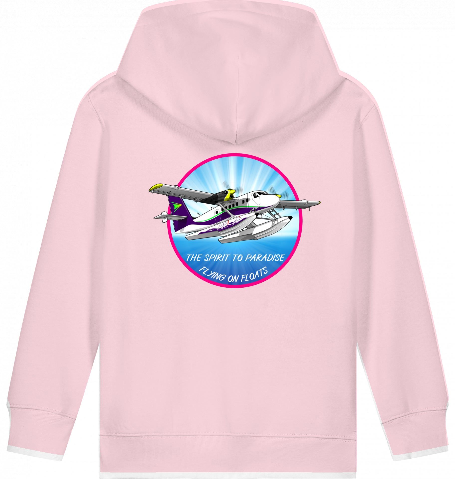 Aviation Kids Flugzeug Hoodie DHC-6 Twinotter in Paradise für Piloten, Crews, Kinder & Planespotter made by SUPERSONIC aero 4U
