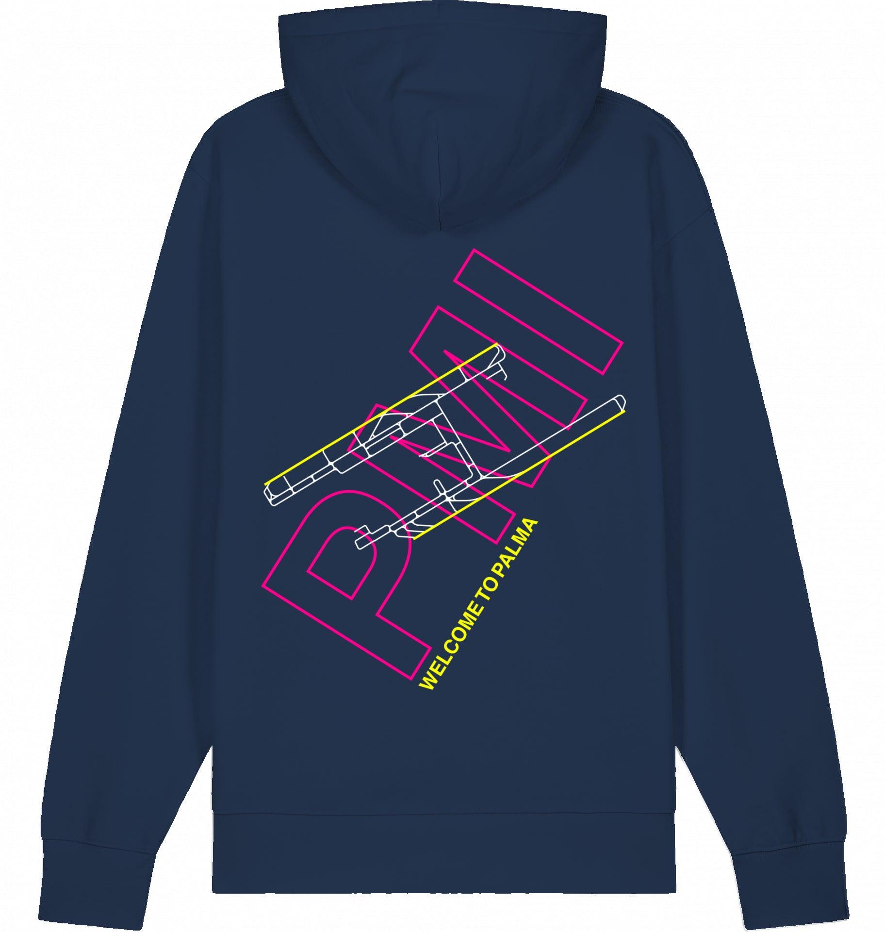 Aviation Palma de Mallorca PMI Airport Hoodie 2.0 French Navy für Piloten, Crews, Kinder & Planespotter made by SUPERSONIC aero 4U