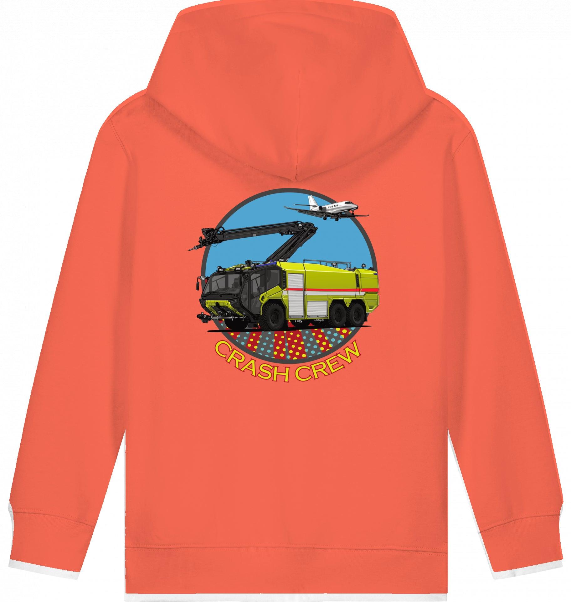 Aviation Kids Hoodie "Airport Rescue Fire Fighting ARFF - Crash Crew" Fiesta für Piloten, Crews, Kinder & Planespotter made by SUPERSONIC aero 4U
