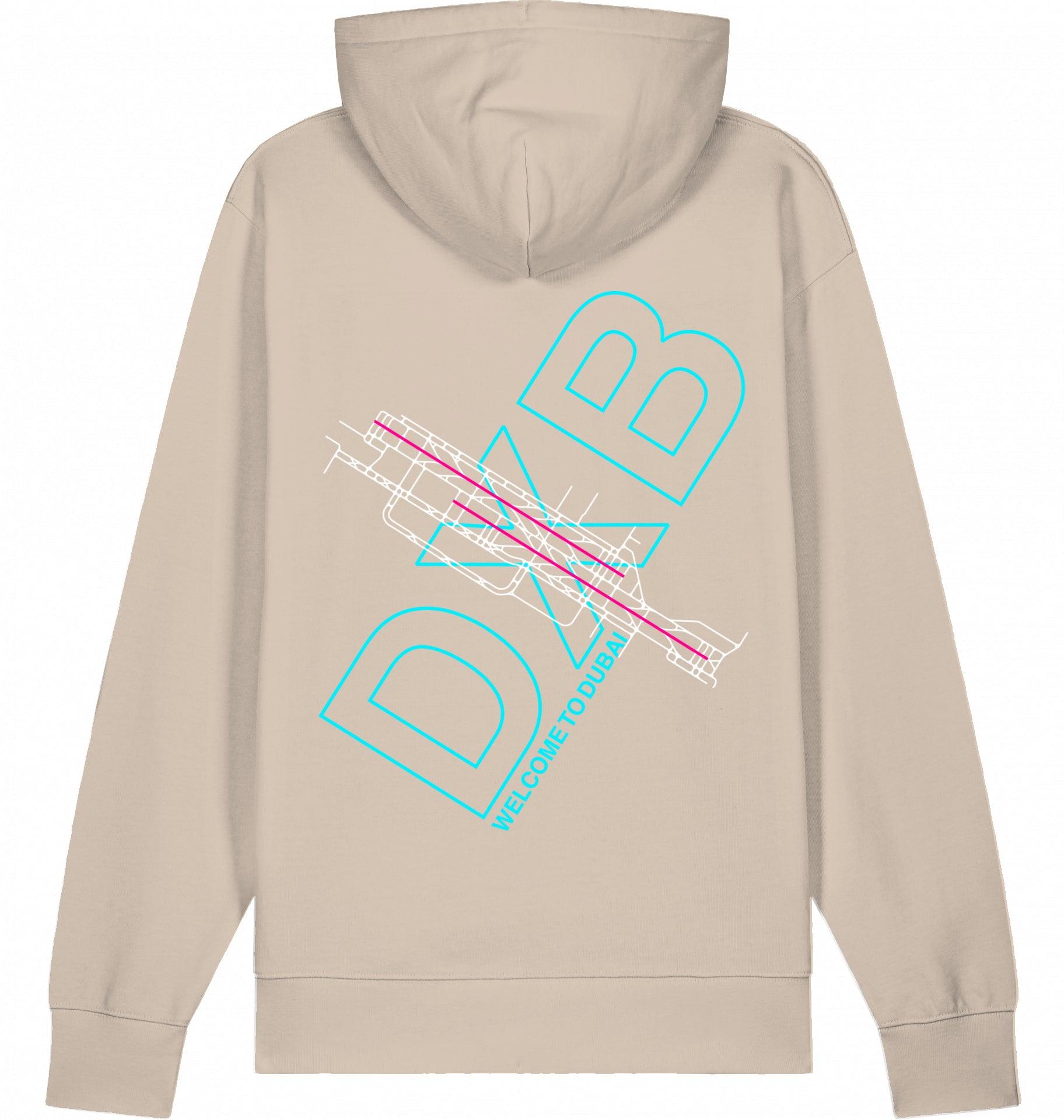 Aviation Dubai DXB Airport Hoodie 2.0 Desert Dust für Piloten, Crews, Kinder & Planespotter made by SUPERSONIC aero 4U