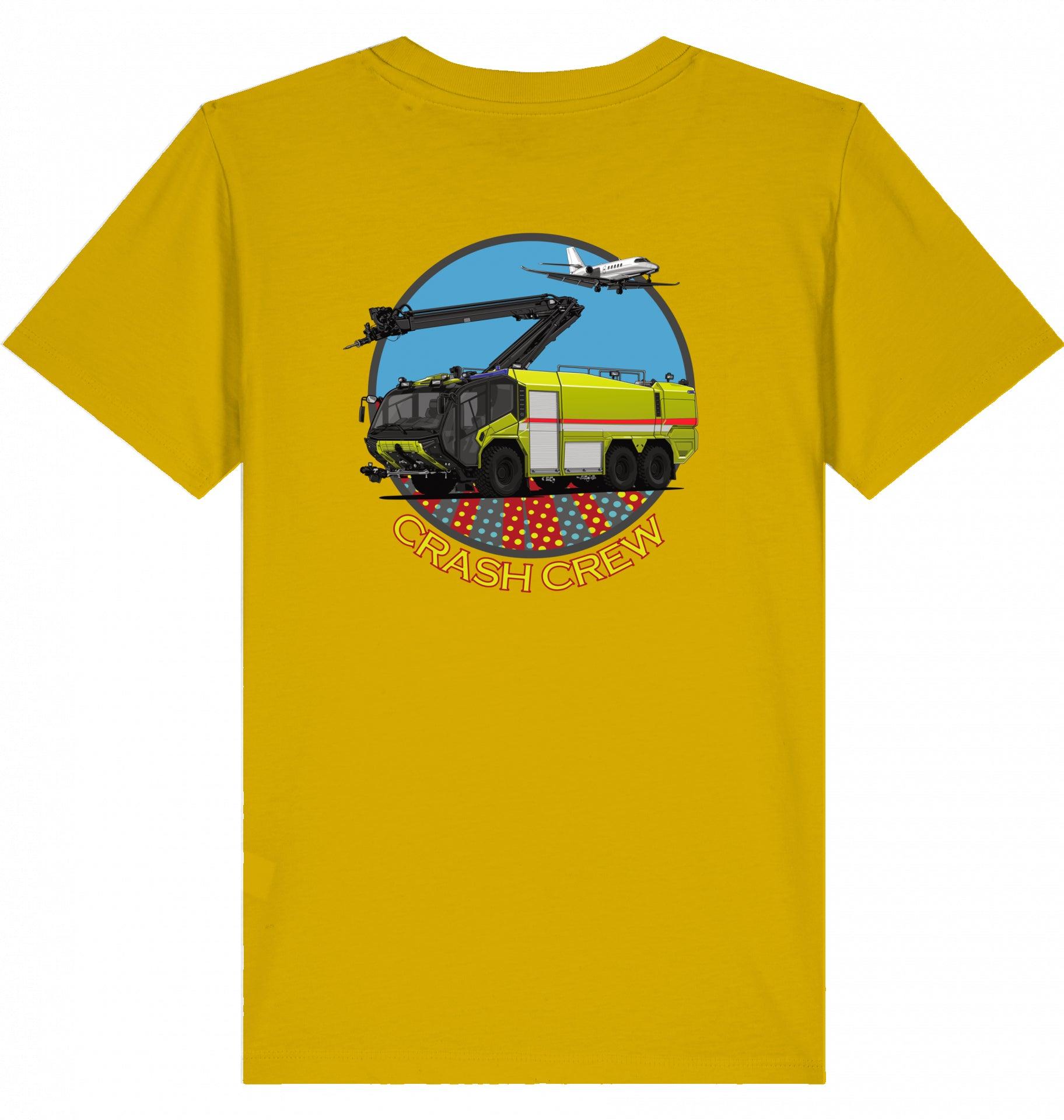 Kinder Tshirt ARFF, Kinder Tshirt Feuerwehr, Flughafen Feuerwehr Kinder Tshirt, Rosenbauer Panther Tshirt Kinder, Flugzeug Tshirt für Kinder