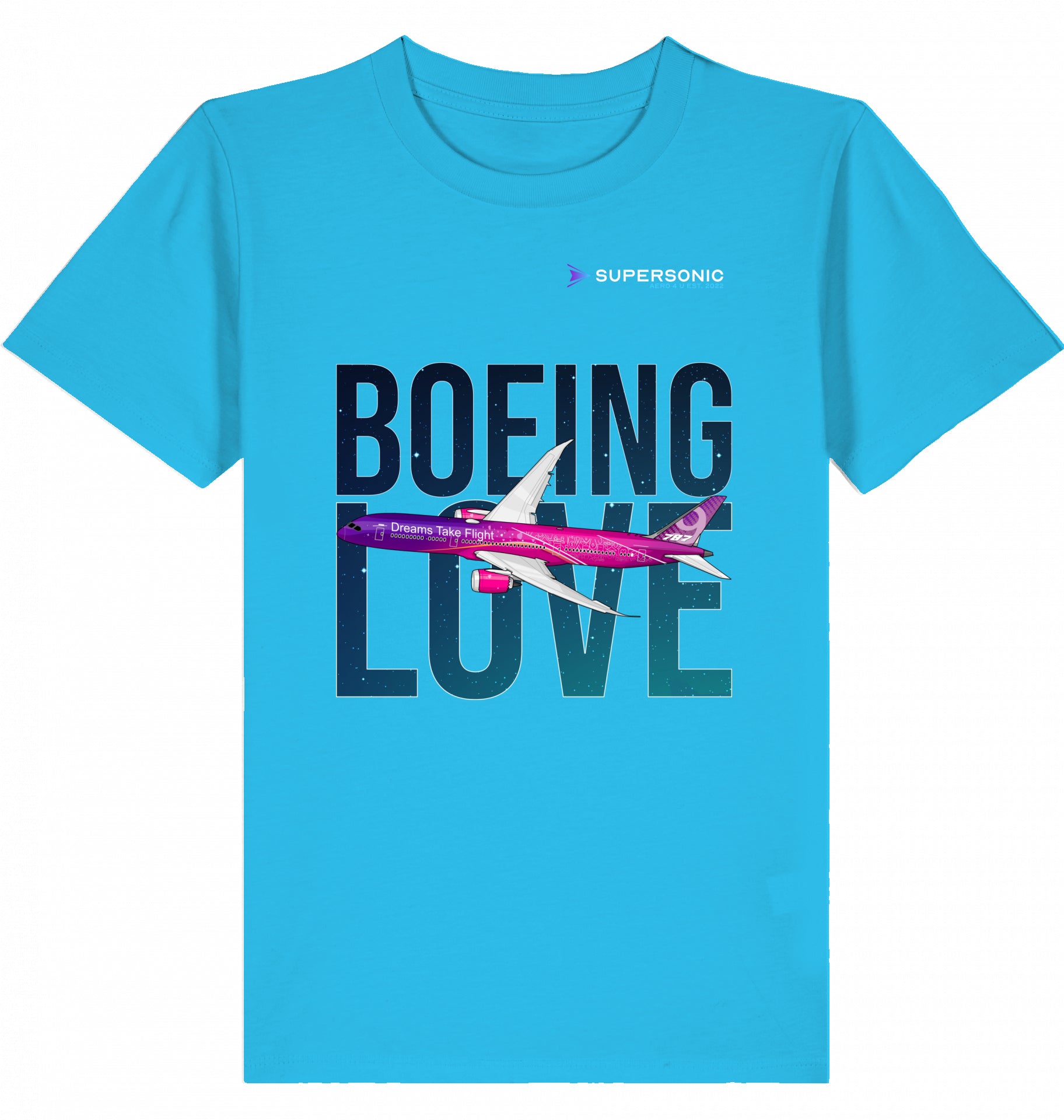 Boeing Love Tshirt, Kinder Tshirt B787, Dreamliner Kinder Tshirt, Flugzeug Tshirt Boeing 787