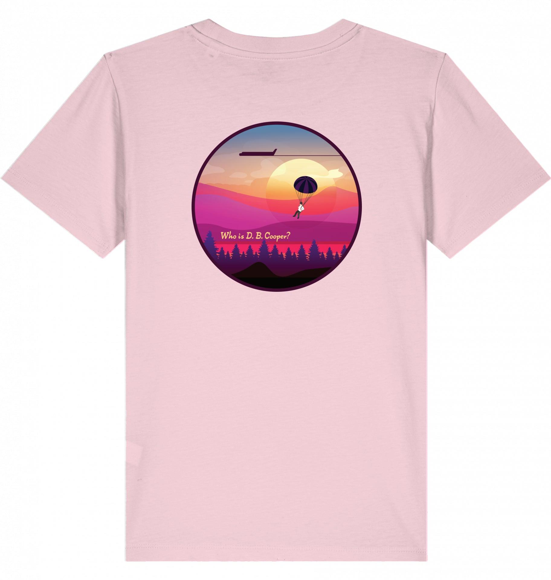 D.B. Cooper Kinder Tshirt, Flugzeug Tshirt, MD80 Kinder Shirt, Fallschirmsprung Kinder Tshirt, Mc Donald Doulas Kinder Tshirt, Fugzeug Tshirt Kinder