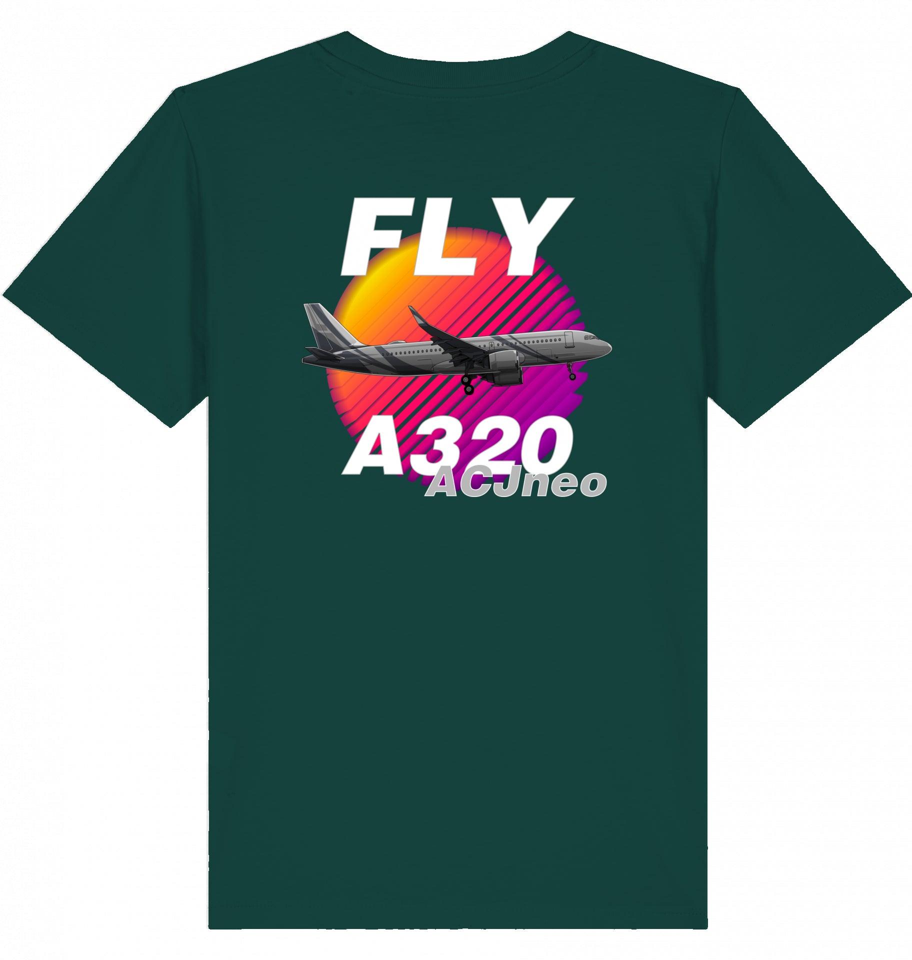 Airbus Tshirt Kinder, A320neo Tshirt Kinder, ACJ a320neo Tshirt Kids, Flugzeug Tshirt Airbus A320, Piloten Shirt für Kinder, Aircraft Tshirt Kinder