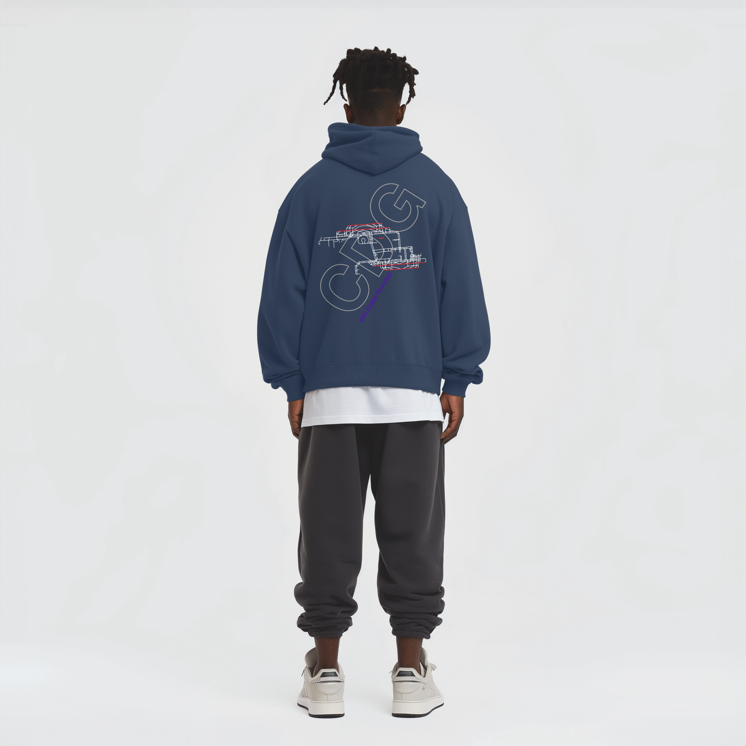 Aviation Paris CDG Airport Hoodie 2.0 für Piloten, Crews, Kinder & Planespotter made by SUPERSONIC aero 4U