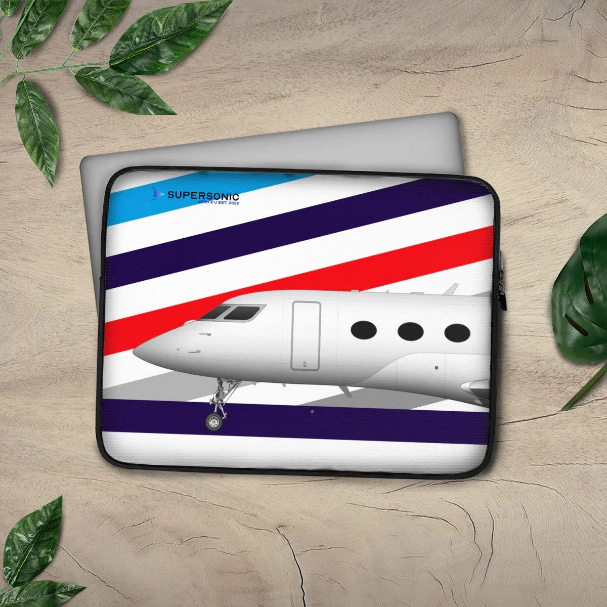 Aviation Premium EFB & Laptop Tasche | Equipment für Gulfstream Fans für Piloten, Crews, Kinder & Planespotter made by SUPERSONIC aero 4U