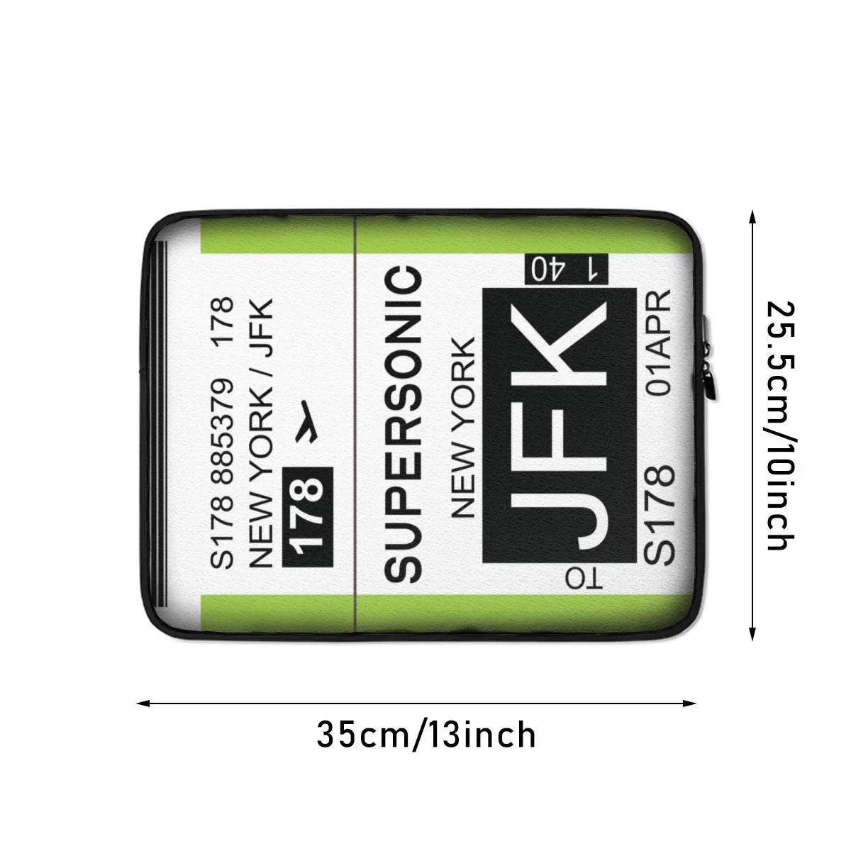 Aviation Premium Luggage Tag Laptop Tasche | für Aviation Enthausiasten & Crews für Piloten, Crews, Kinder & Planespotter made by SUPERSONIC aero 4U