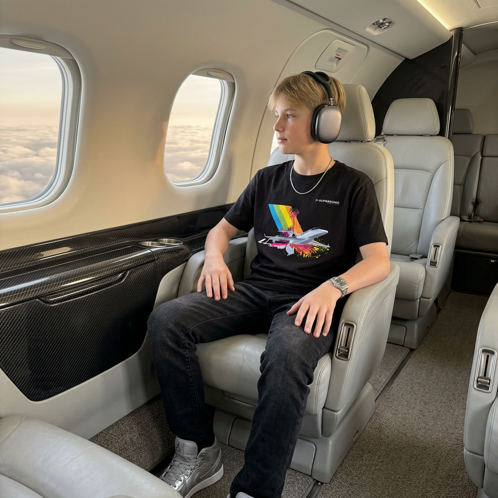 Business Jet Tshirt, Jet Set Tshirt, Flugzeug Tshirt Kinder, Embraer Tshirt, Embraer Phenom 300 Tshirt, Supersonic Aero 4U, Aviation Fashion