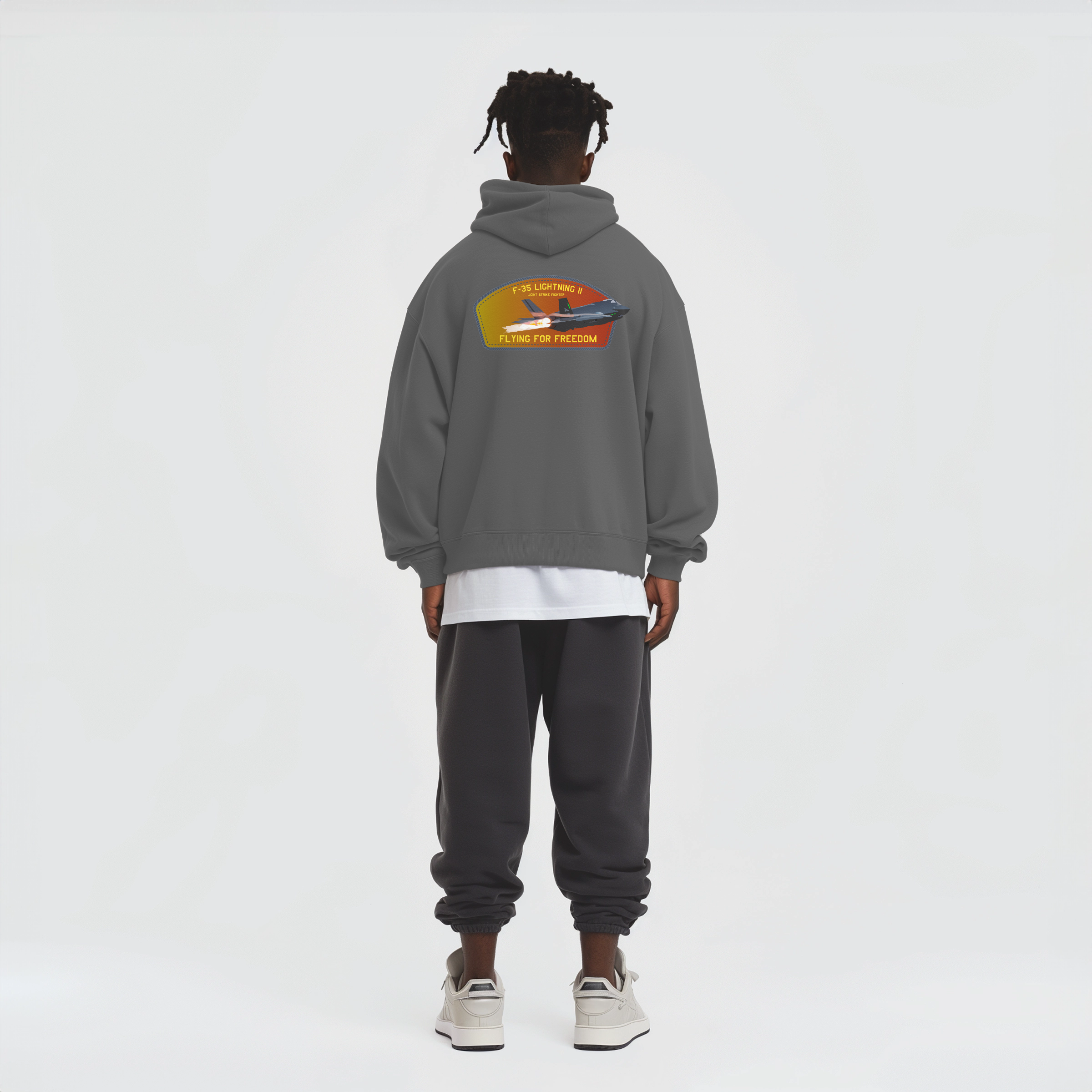 Aviation Flugzeug Hoodie F-35 Lightning II Jet für Piloten, Crews, Kinder & Planespotter made by SUPERSONIC aero 4U