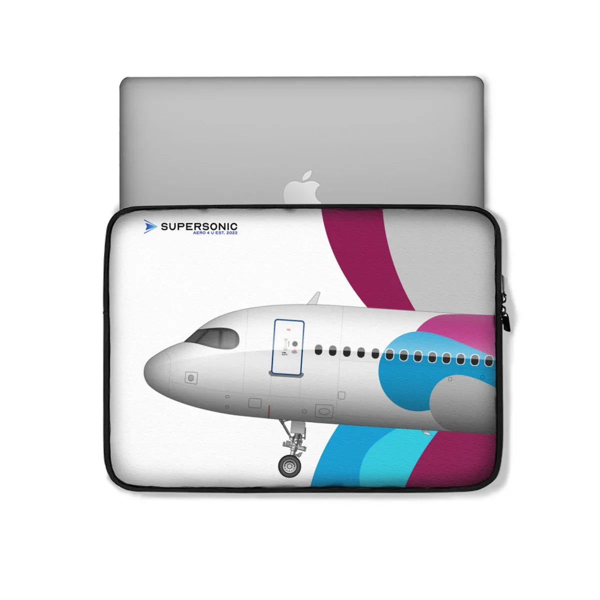 Aviation Airbus A320neo Laptop & EFB Tasche | für Piloten & Crews für Piloten, Crews, Kinder & Planespotter made by SUPERSONIC aero 4U