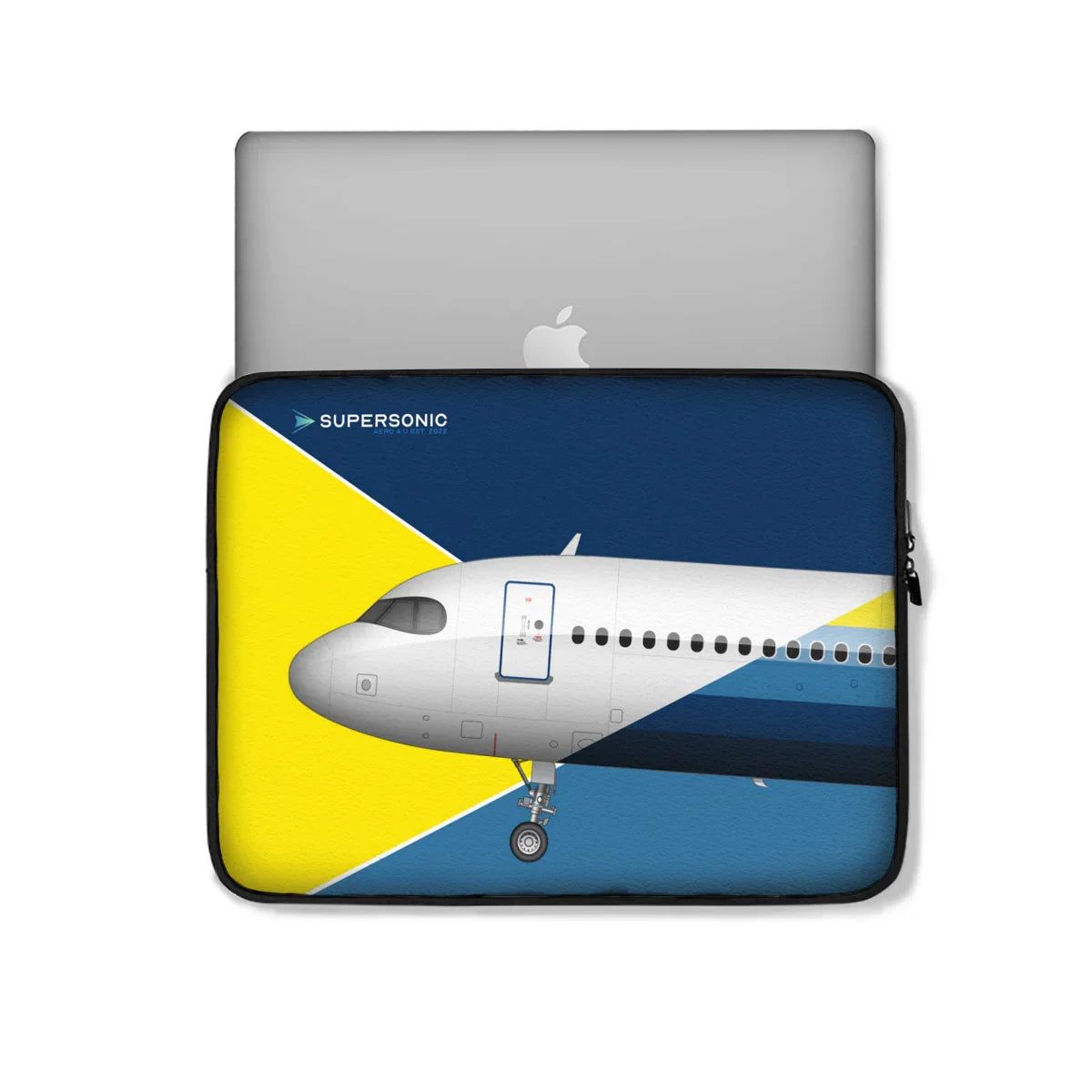 Aviation Aviation Laptop & EFB Tasche | Airbus A320neo Design für Piloten, Crews, Kinder & Planespotter made by SUPERSONIC aero 4U