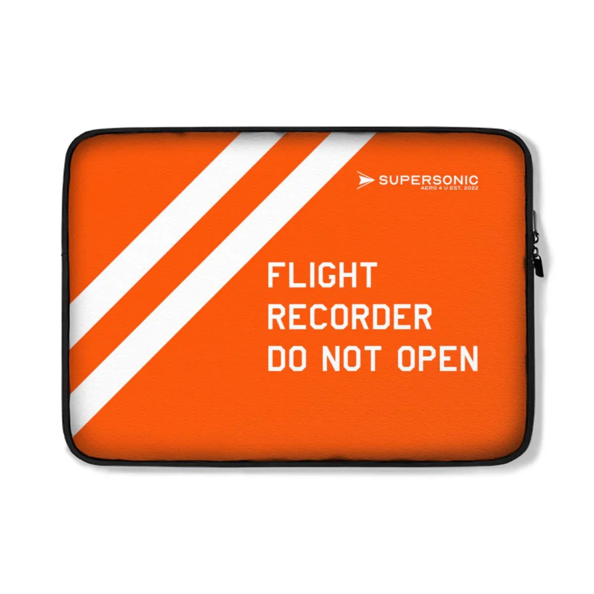Aviation Black Box Design Bag | Professionelle Tasche für Crews & Piloten White One Size für Piloten, Crews, Kinder & Planespotter made by SUPERSONIC aero 4U