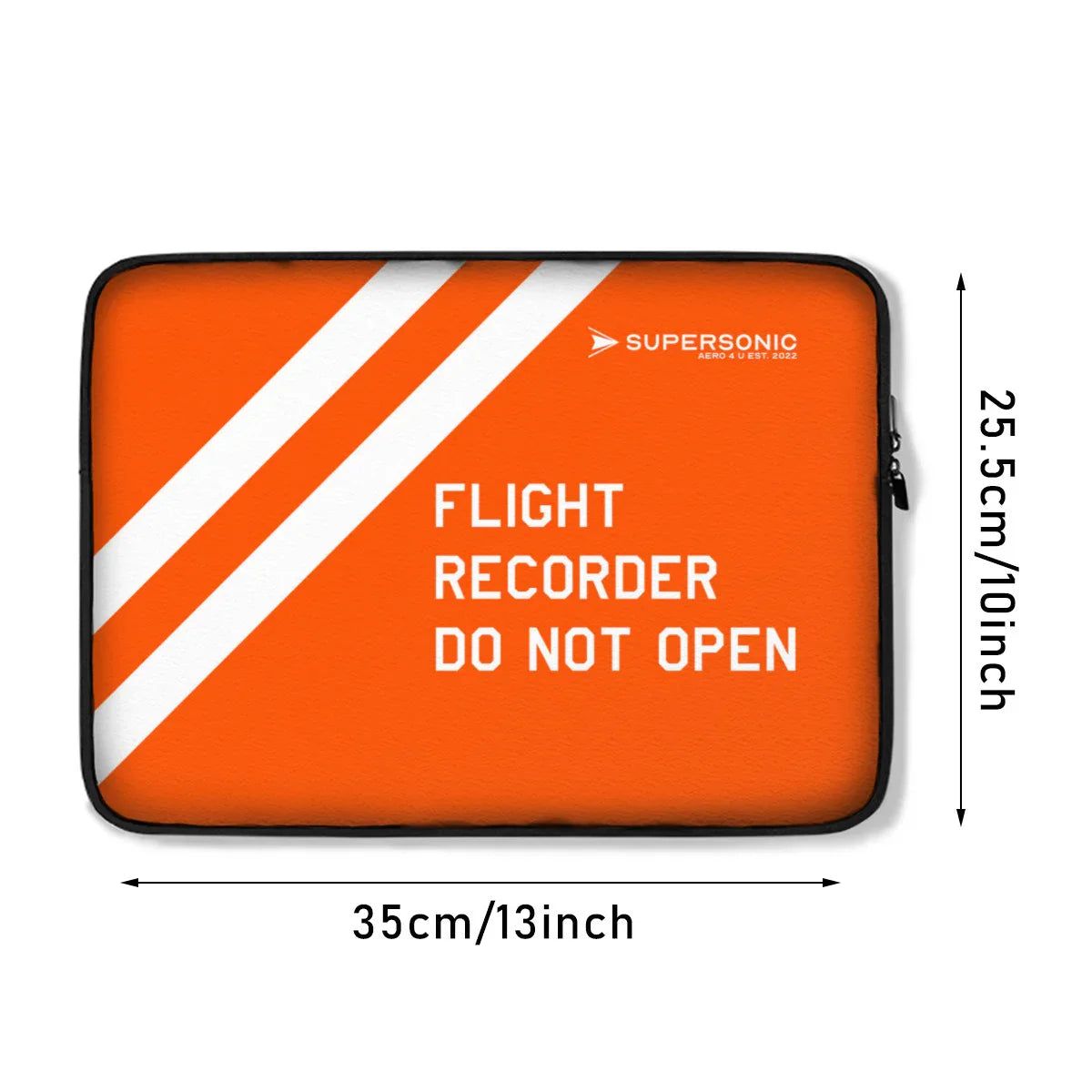 Aviation Black Box Design Bag | Professionelle Tasche für Crews & Piloten für Piloten, Crews, Kinder & Planespotter made by SUPERSONIC aero 4U