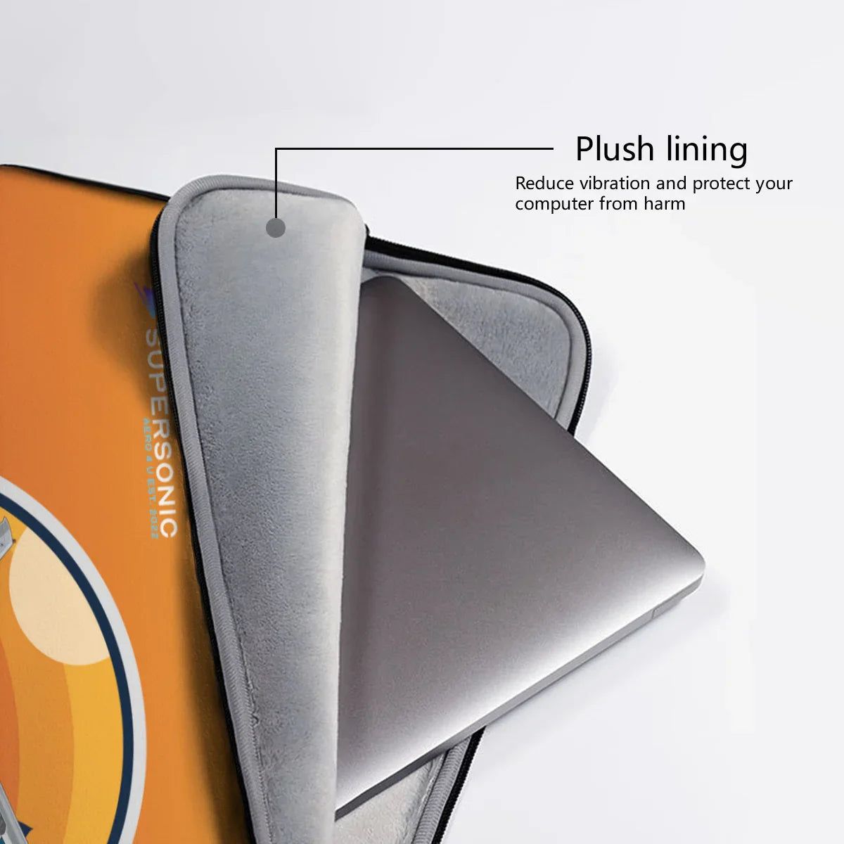 Aviation Pilot Tech Bag | Gepolsterte Laptop & Electronic Flight Bag Schutzhülle für Piloten, Crews, Kinder & Planespotter made by SUPERSONIC aero 4U