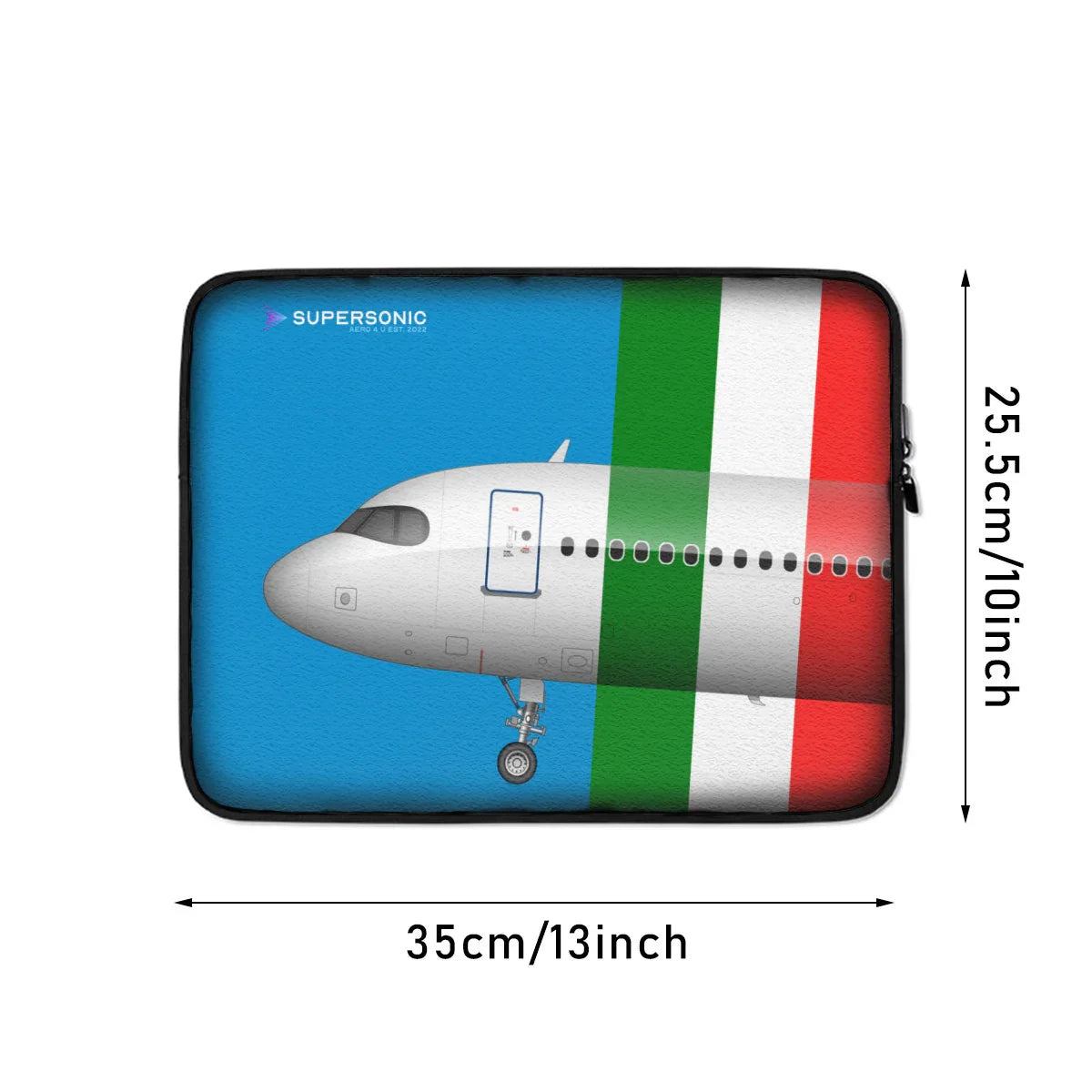 Aviation Aviation Laptop & EFB Tasche | Italienisches Airbus Design für Crews für Piloten, Crews, Kinder & Planespotter made by SUPERSONIC aero 4U