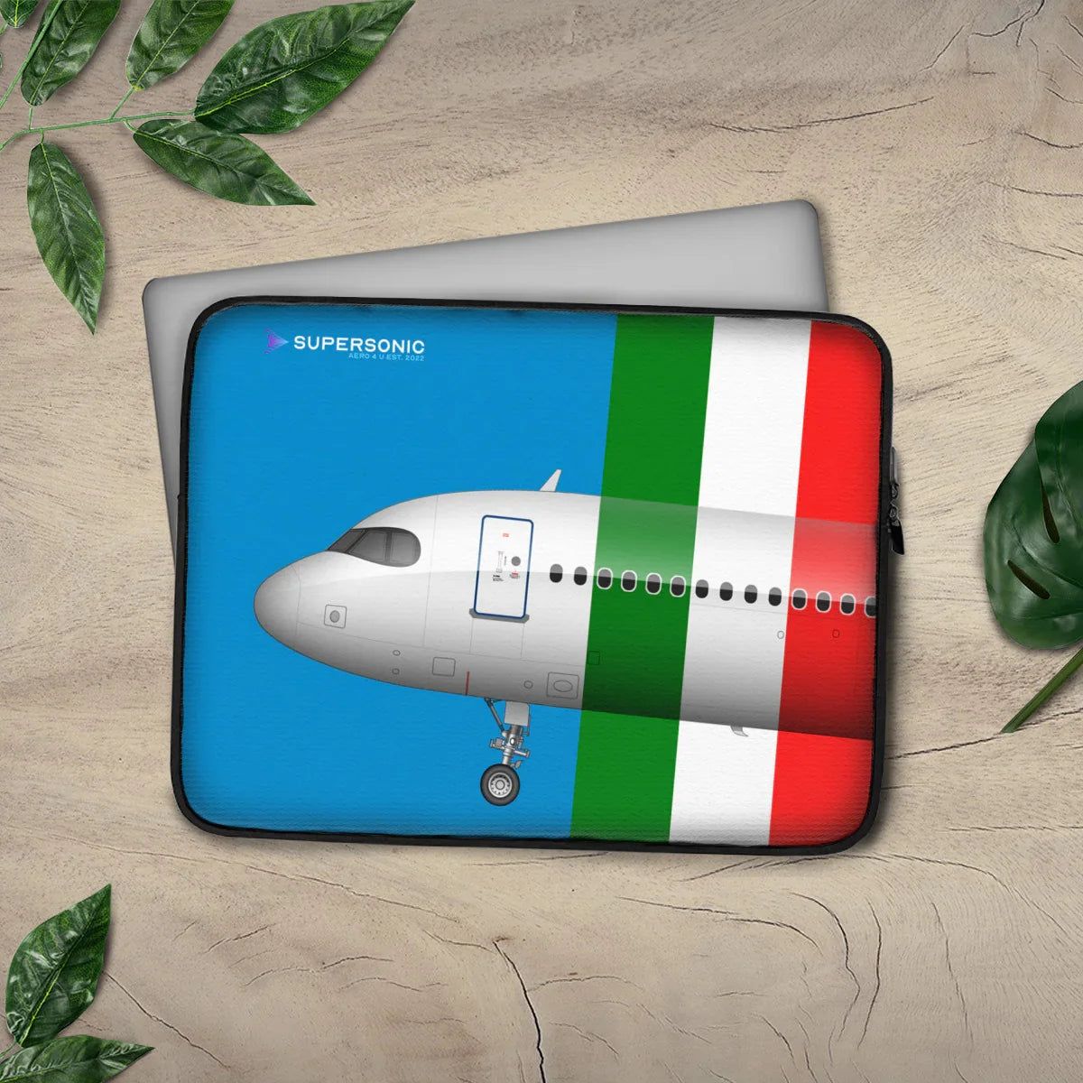 Aviation Aviation Laptop & EFB Tasche | Italienisches Airbus Design für Crews für Piloten, Crews, Kinder & Planespotter made by SUPERSONIC aero 4U