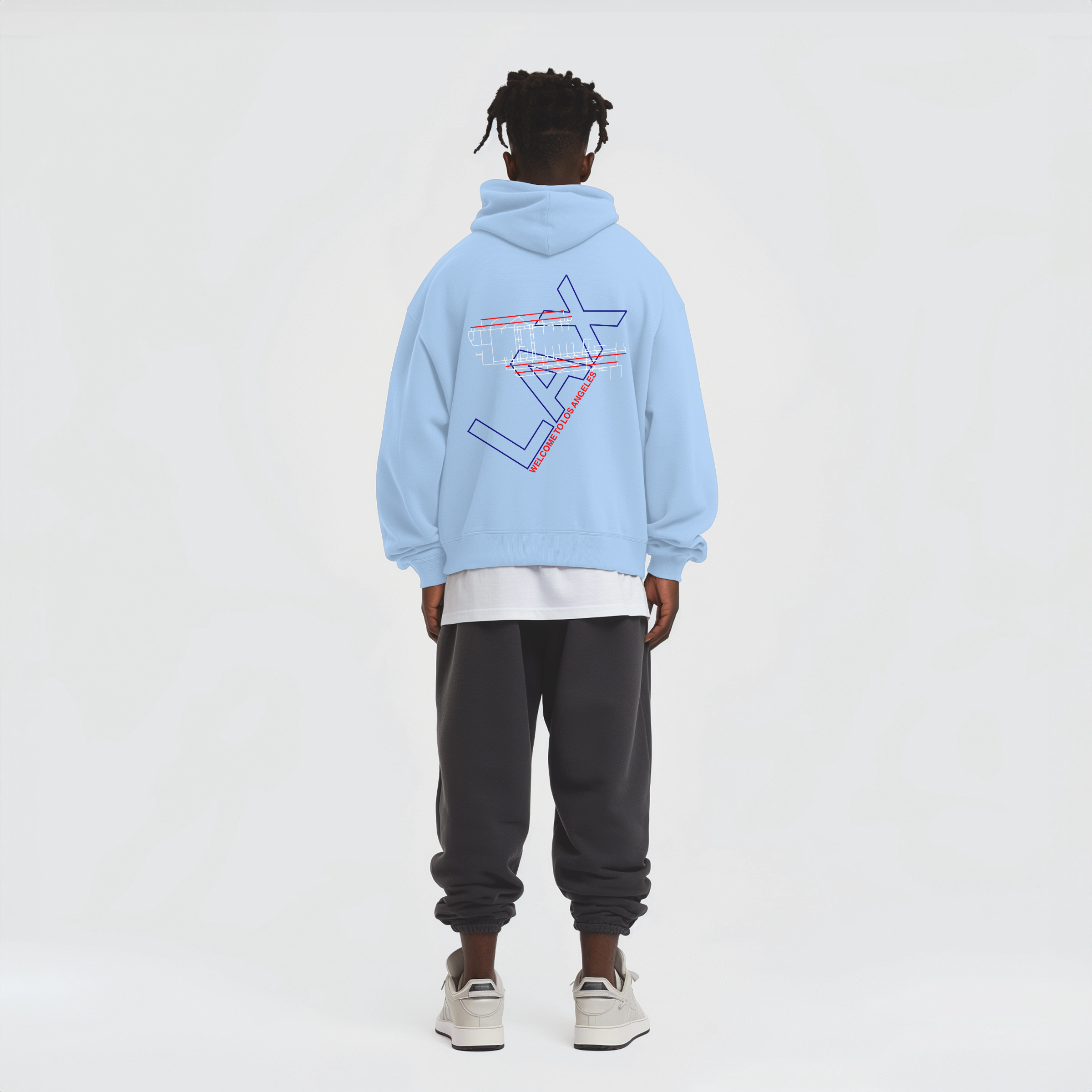 Aviation Los Angeles LAX Airport Hoodie 2.0 für Piloten, Crews, Kinder & Planespotter made by SUPERSONIC aero 4U