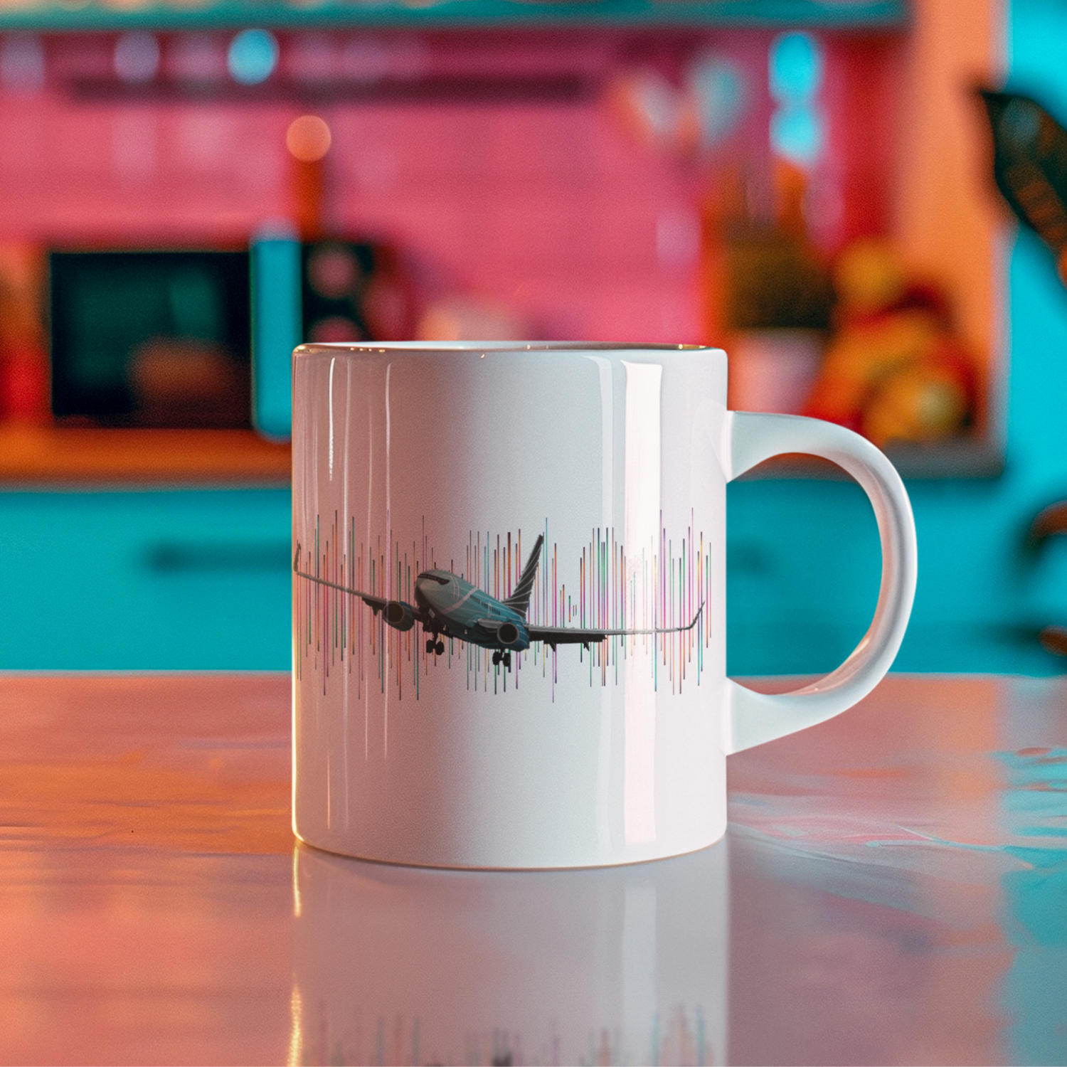 Aviation Kaffeebecher "Boeing 737 BBJ Business Jet" für Piloten, Crews, Kinder & Planespotter made by SUPERSONIC aero 4U