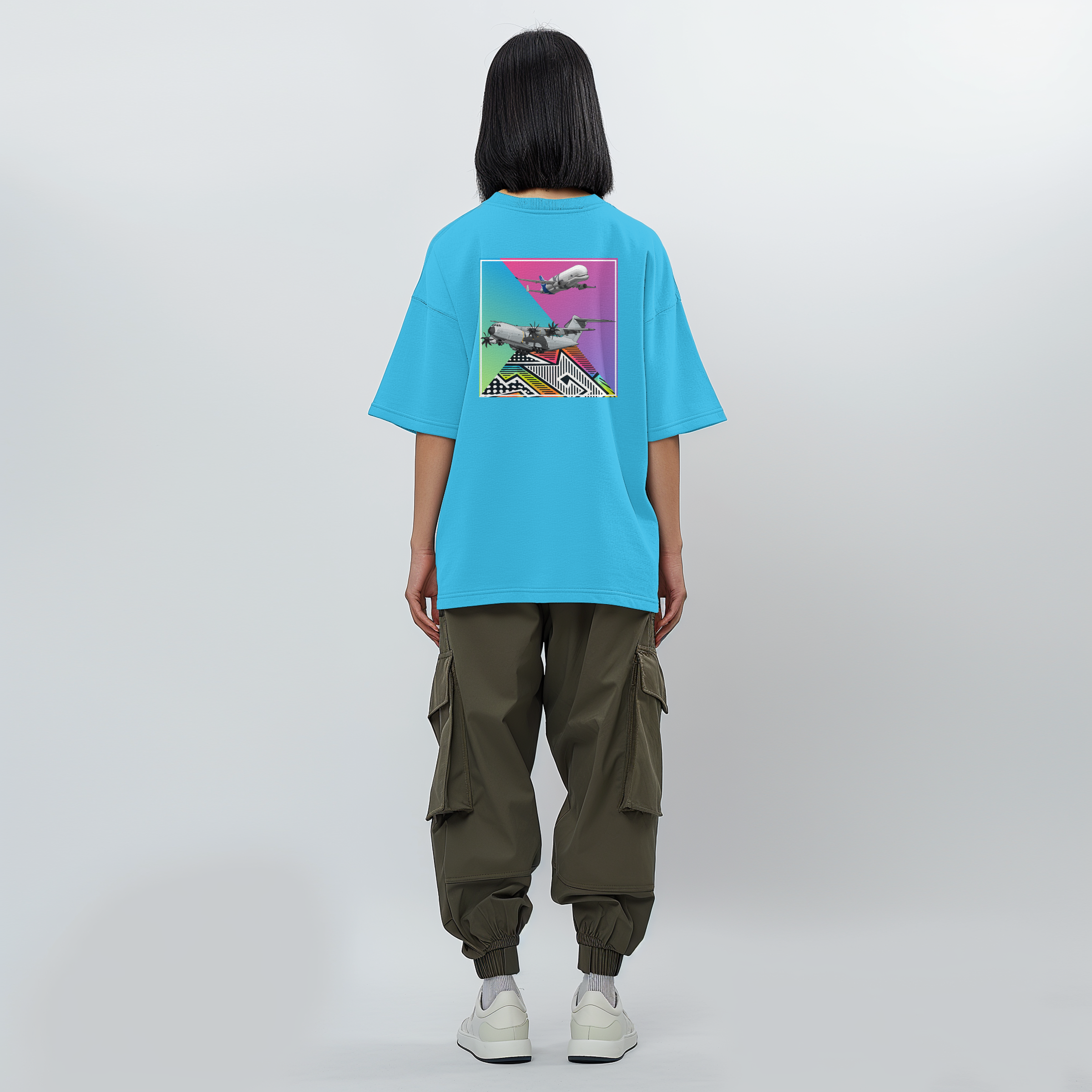 Aviation Kids Aviation T-Shirt Airbus A400M und Beluga Flugzeuge 2.0 für Piloten, Crews, Kinder & Planespotter made by SUPERSONIC aero 4U