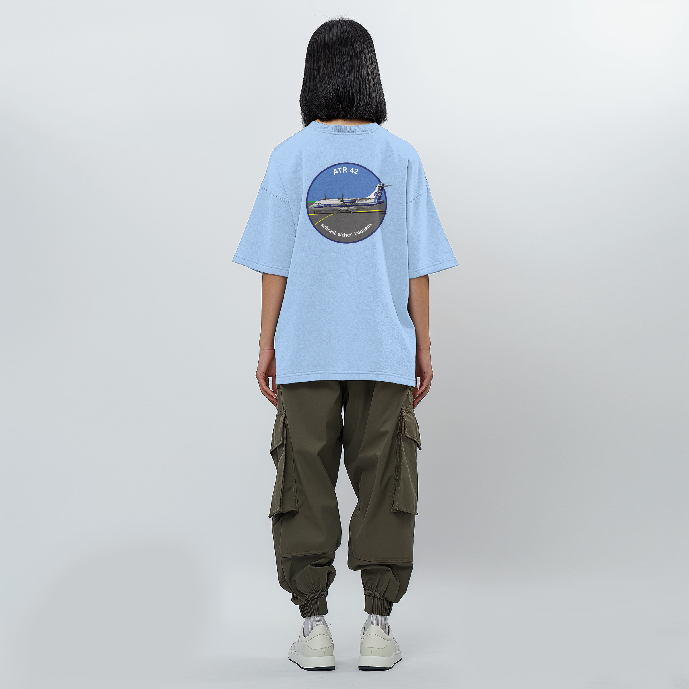 Aviation Kids Aviation T-Shirt "ATR42 Flugzeug RFG EDLW" 2.0 für Piloten, Crews, Kinder & Planespotter made by SUPERSONIC aero 4U