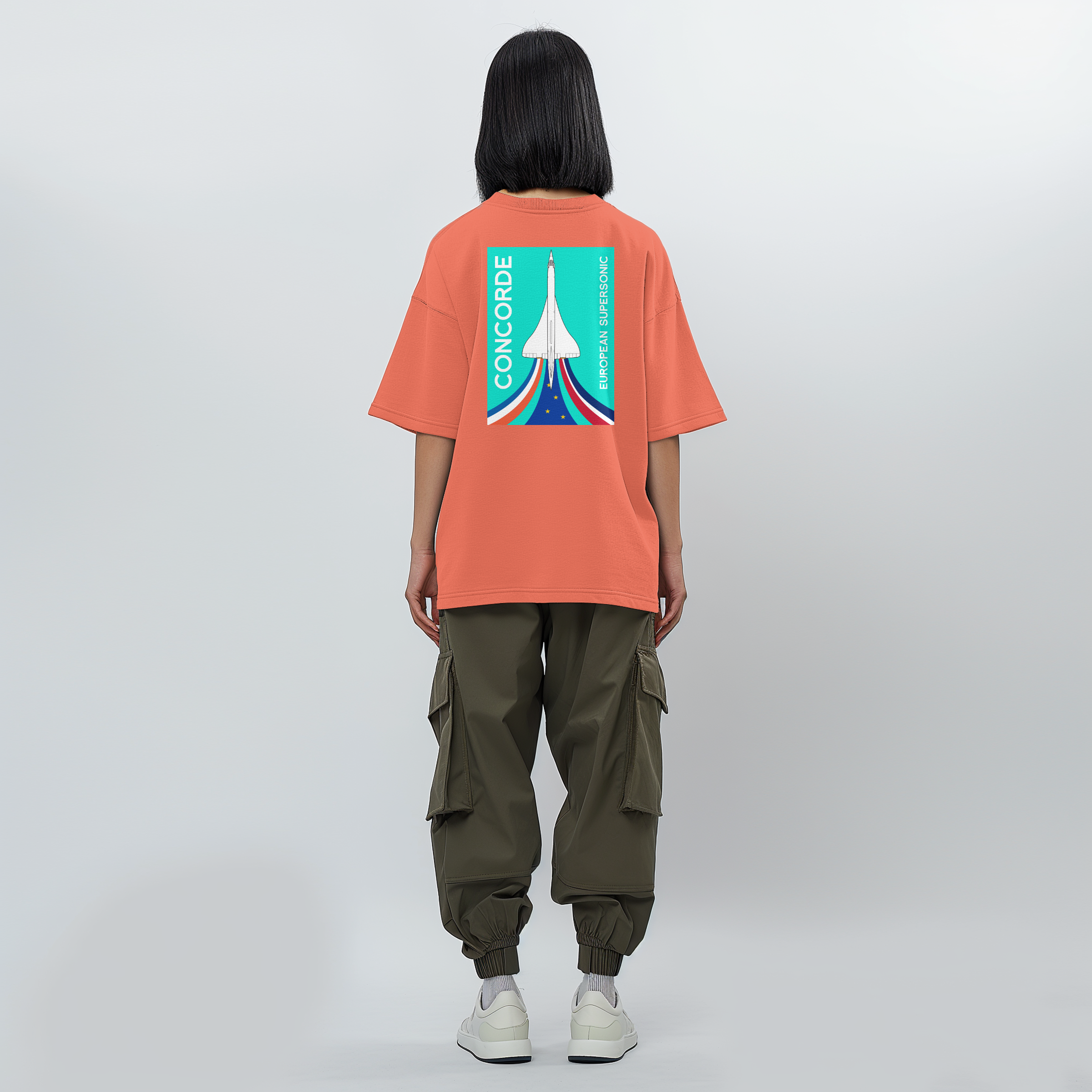 Aviation Kids Aviation T-Shirt "Concorde European Supersonic Aircraft" 2.0 für Piloten, Crews, Kinder & Planespotter made by SUPERSONIC aero 4U