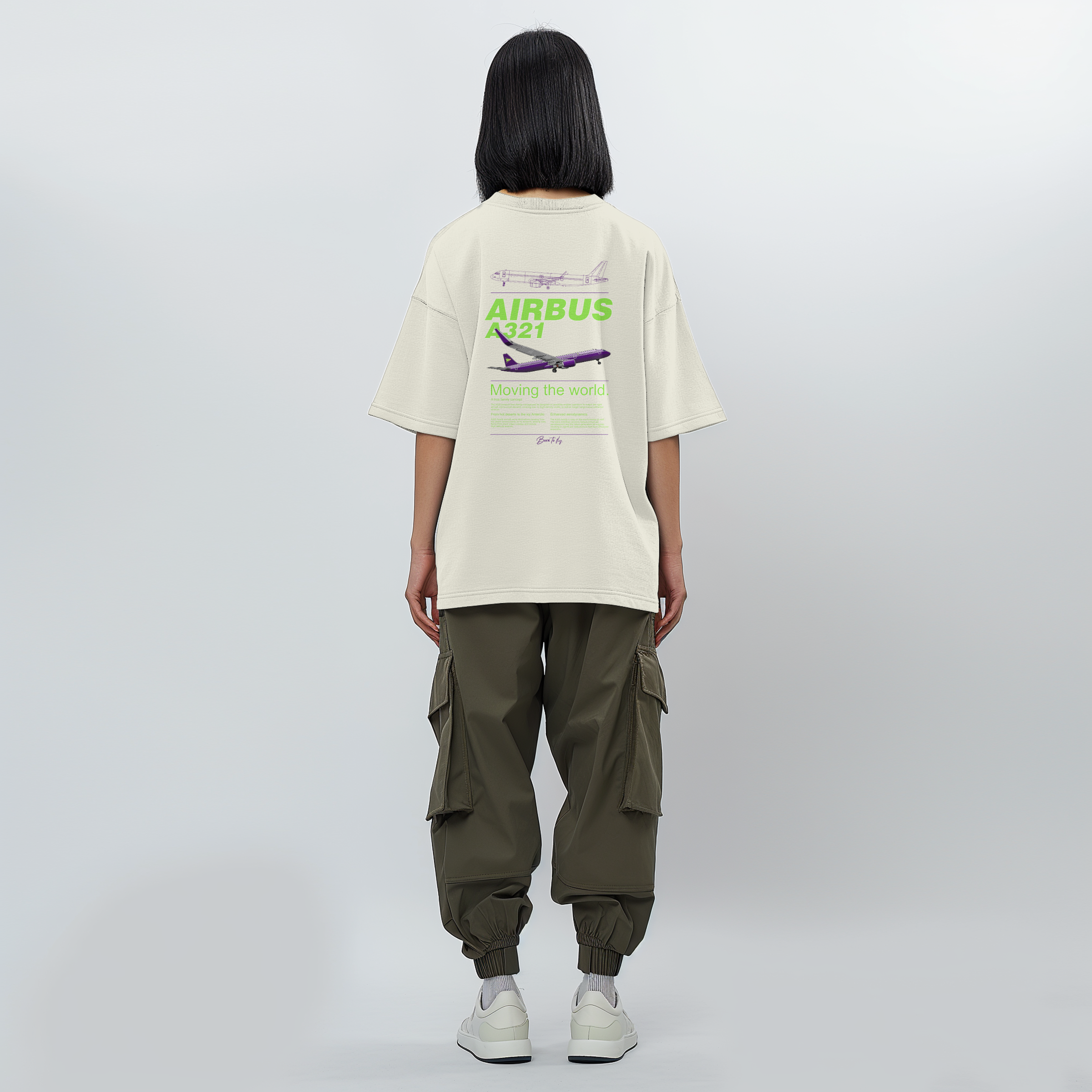 Aviation Kids Aviation T-Shirt "Airbus A321 Neo Flugzeug" 2.0 für Piloten, Crews, Kinder & Planespotter made by SUPERSONIC aero 4U