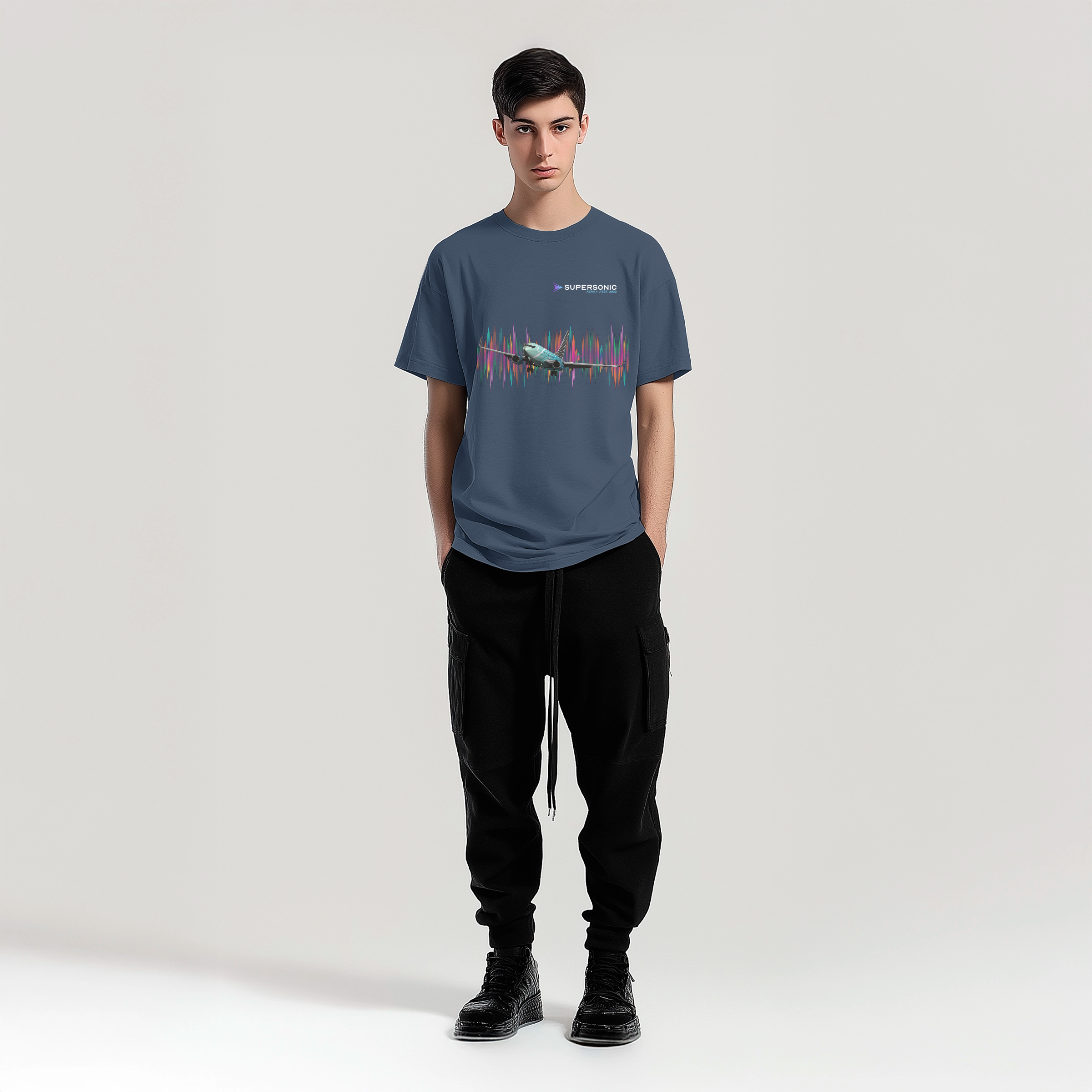 Aviation Kids Aviation T-Shirt Boeing 737 BBJ Business Jet 2.0 für Piloten, Crews, Kinder & Planespotter made by SUPERSONIC aero 4U