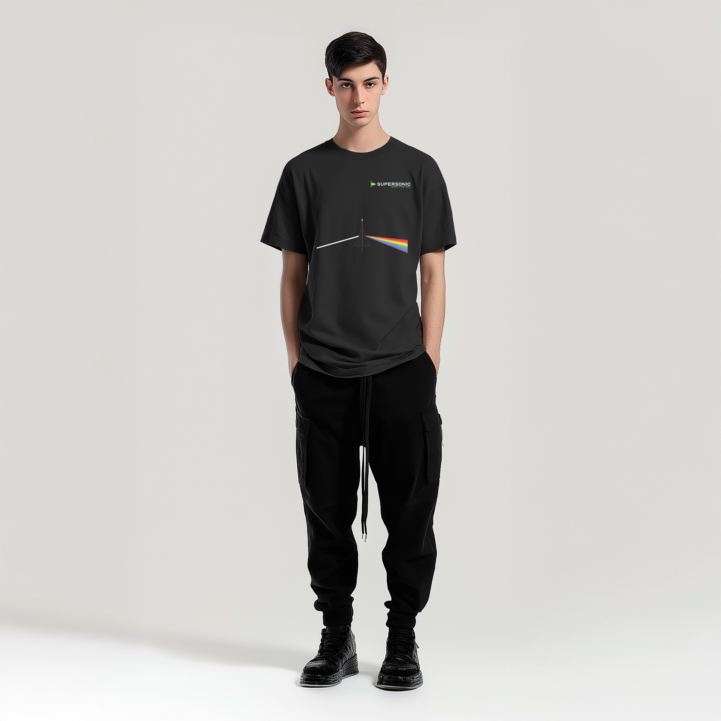 Aviation Kids Aviation T-Shirt "Dark Side of Supersonic" Concorde Aircraft 2.0 für Piloten, Crews, Kinder & Planespotter made by SUPERSONIC aero 4U