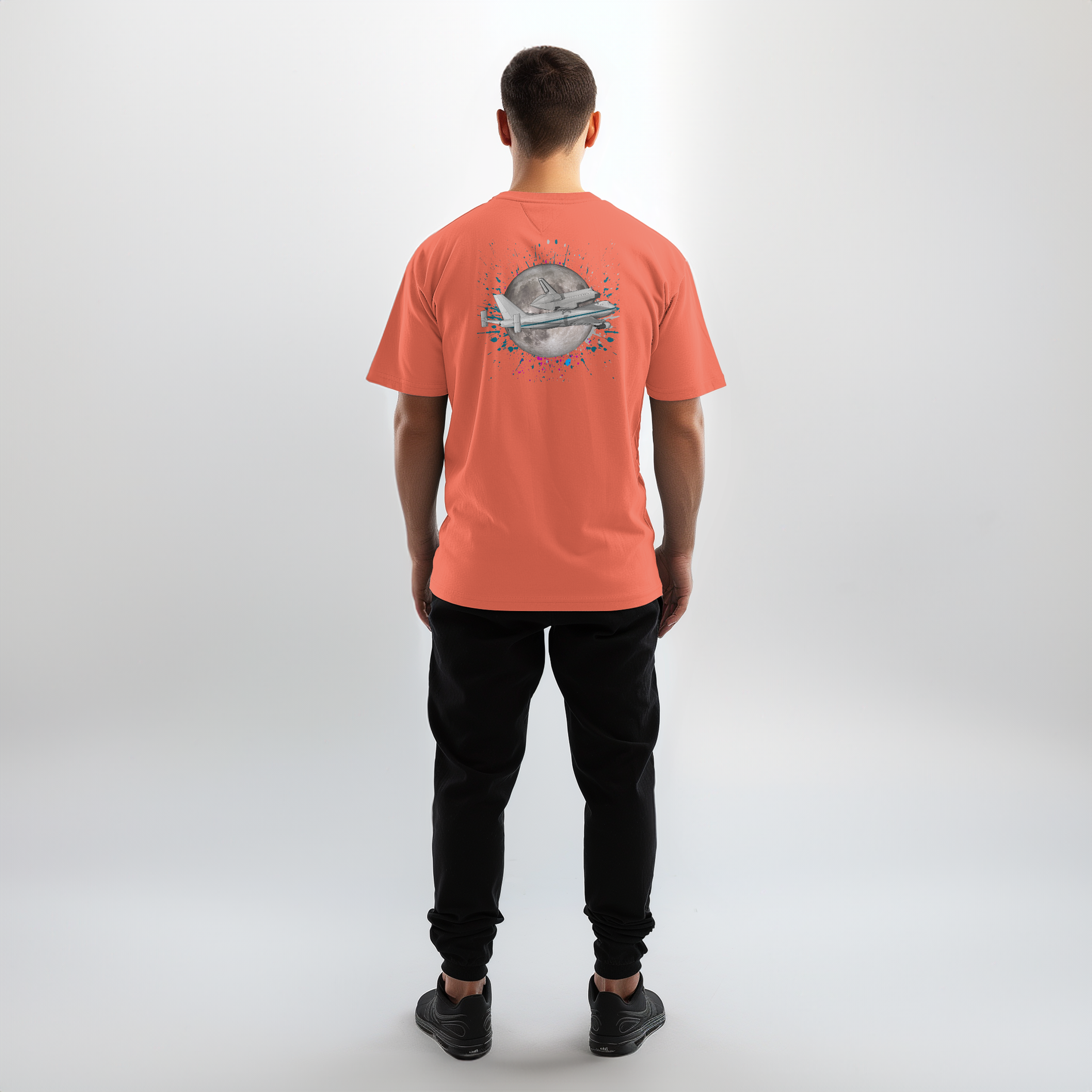 Aviation Flugzeug T-Shirt "Boeing 747 NASA Space Shuttle Transporter" für Piloten, Crews, Kinder & Planespotter made by SUPERSONIC aero 4U