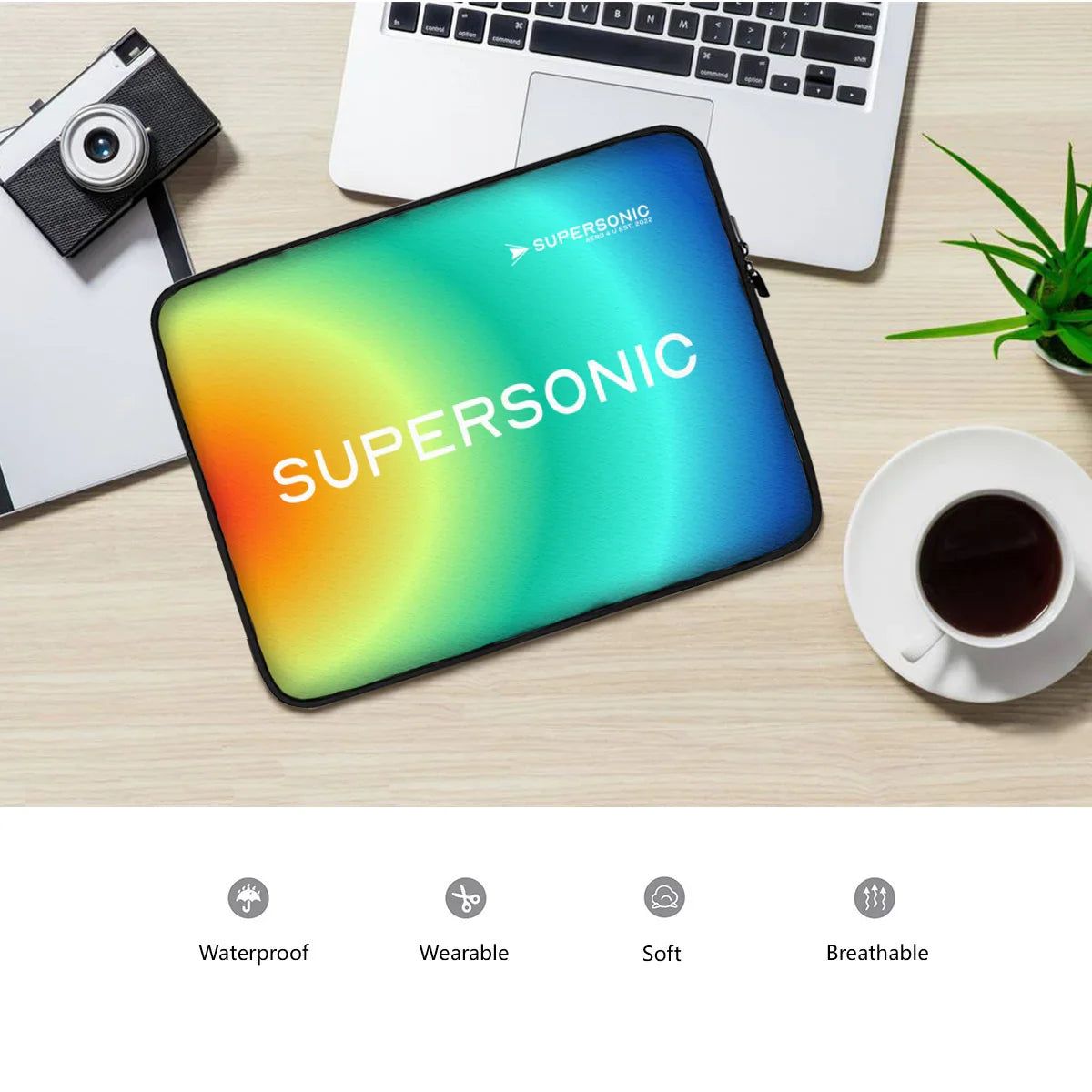 Aviation Professionelle Laptop & EFB Tasche made in Germany|Supersonic für Piloten, Crews, Kinder & Planespotter made by SUPERSONIC aero 4U