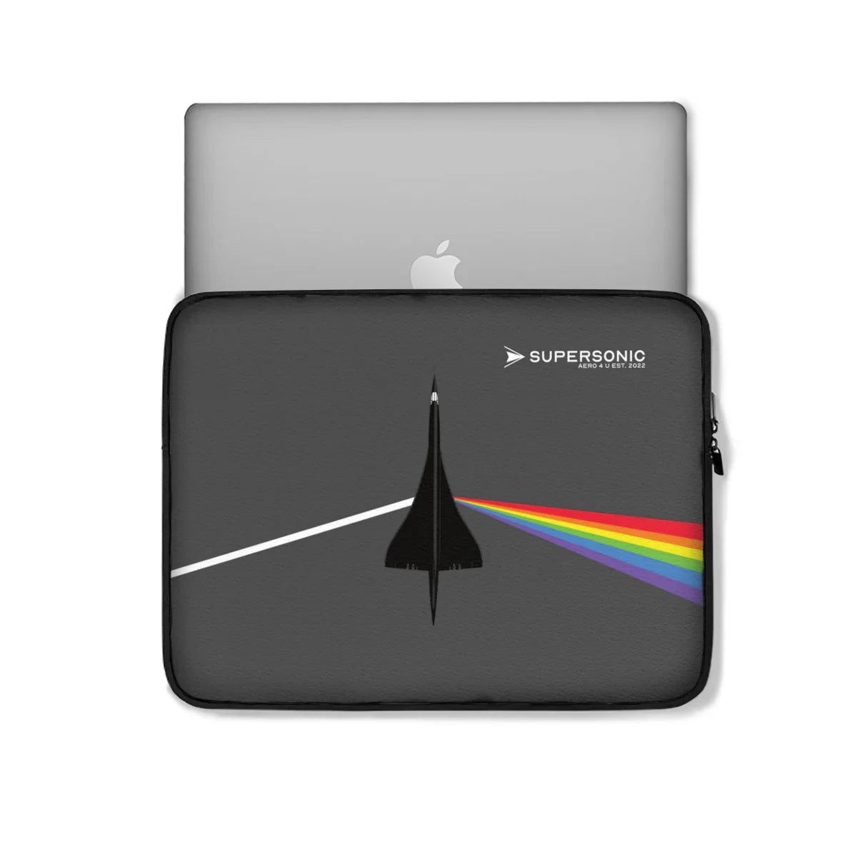 Aviation Laptop Tasche Neopren|Dark Side of Supersonic|Concorde für Piloten, Crews, Kinder & Planespotter made by SUPERSONIC aero 4U