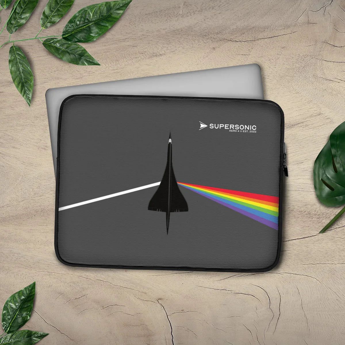 Aviation Laptop Tasche Neopren|Dark Side of Supersonic|Concorde für Piloten, Crews, Kinder & Planespotter made by SUPERSONIC aero 4U