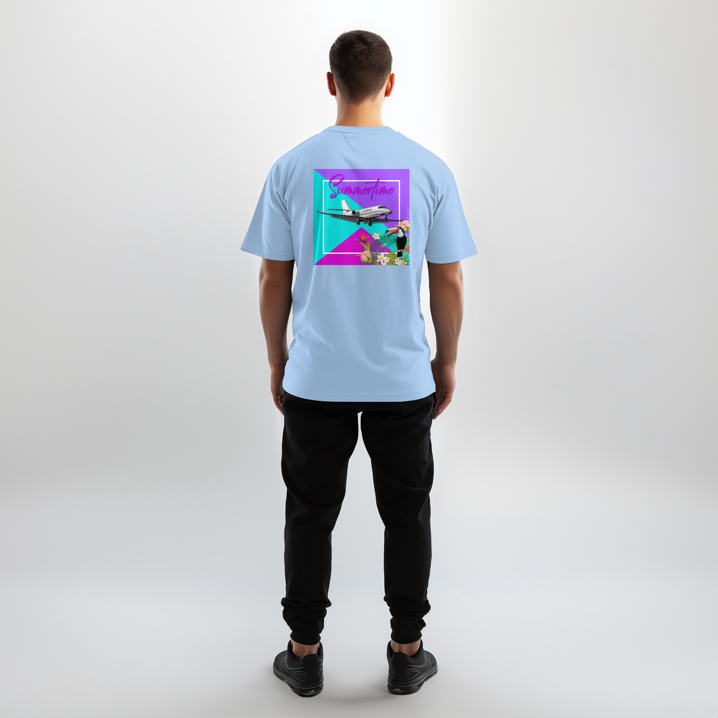 Aviation Flugzeug T-Shirt "Summertime Business Jet" Cessna Latitude für Piloten, Crews, Kinder & Planespotter made by SUPERSONIC aero 4U