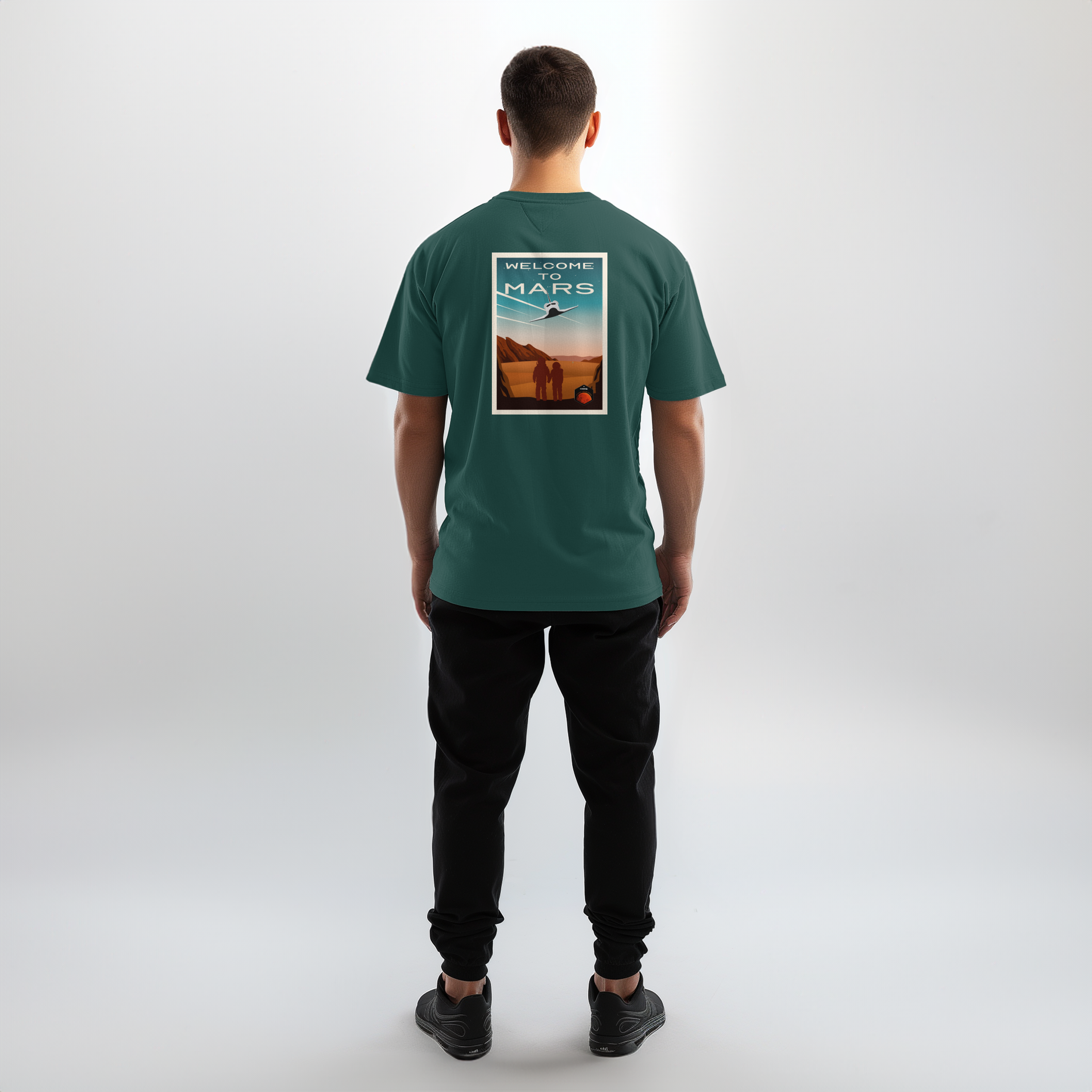 Aviation Space Exploration T-Shirt "Welcome to Mars" für Piloten, Crews, Kinder & Planespotter made by SUPERSONIC aero 4U