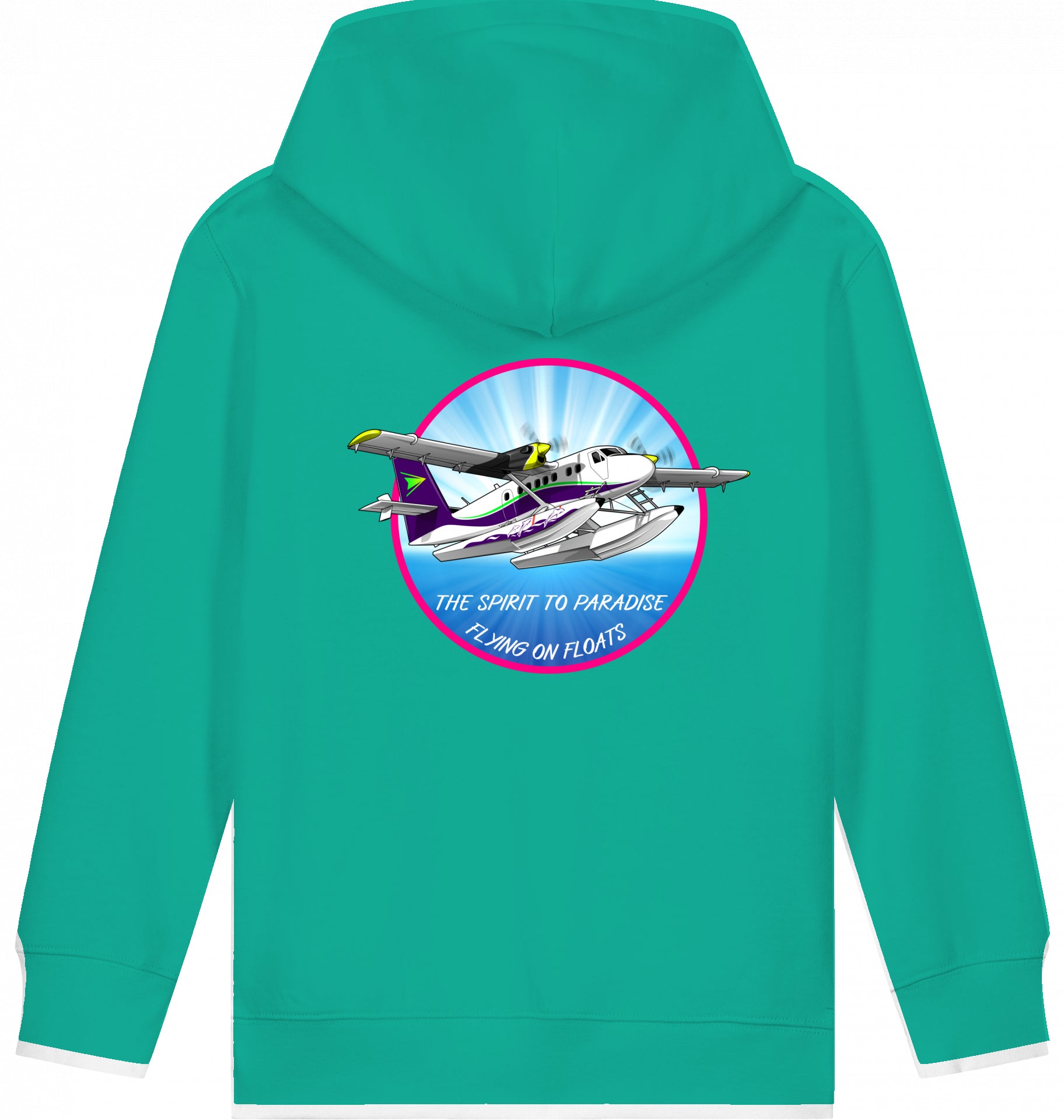 Kids Flugzeug Hoodie DHC-6 Twinotter in Paradise
