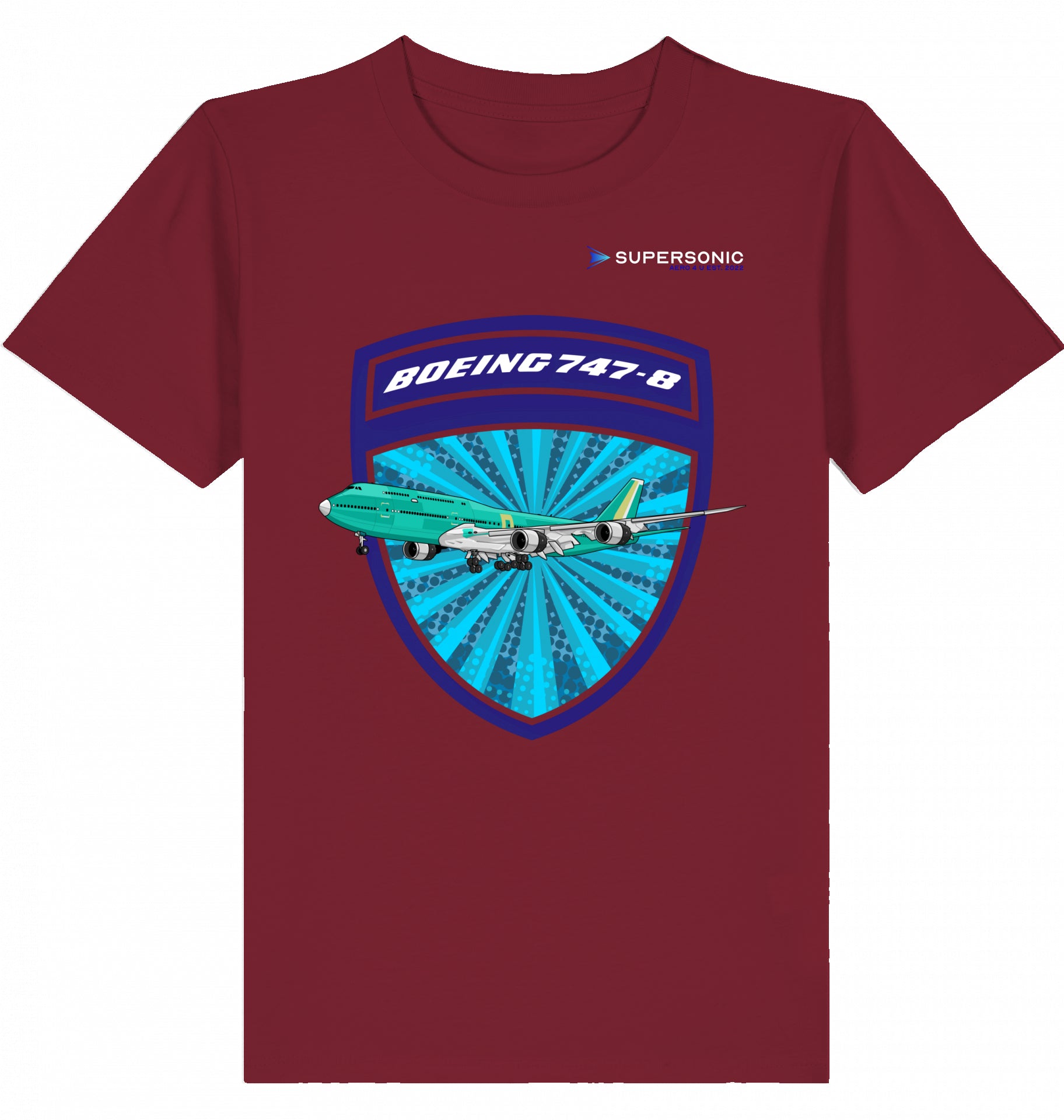 Boeing Kinder Tshirt, Boeing 747 Jumbojet Tshirt, Kids Tshirt Jumbojet, Kids Shirt 747-8