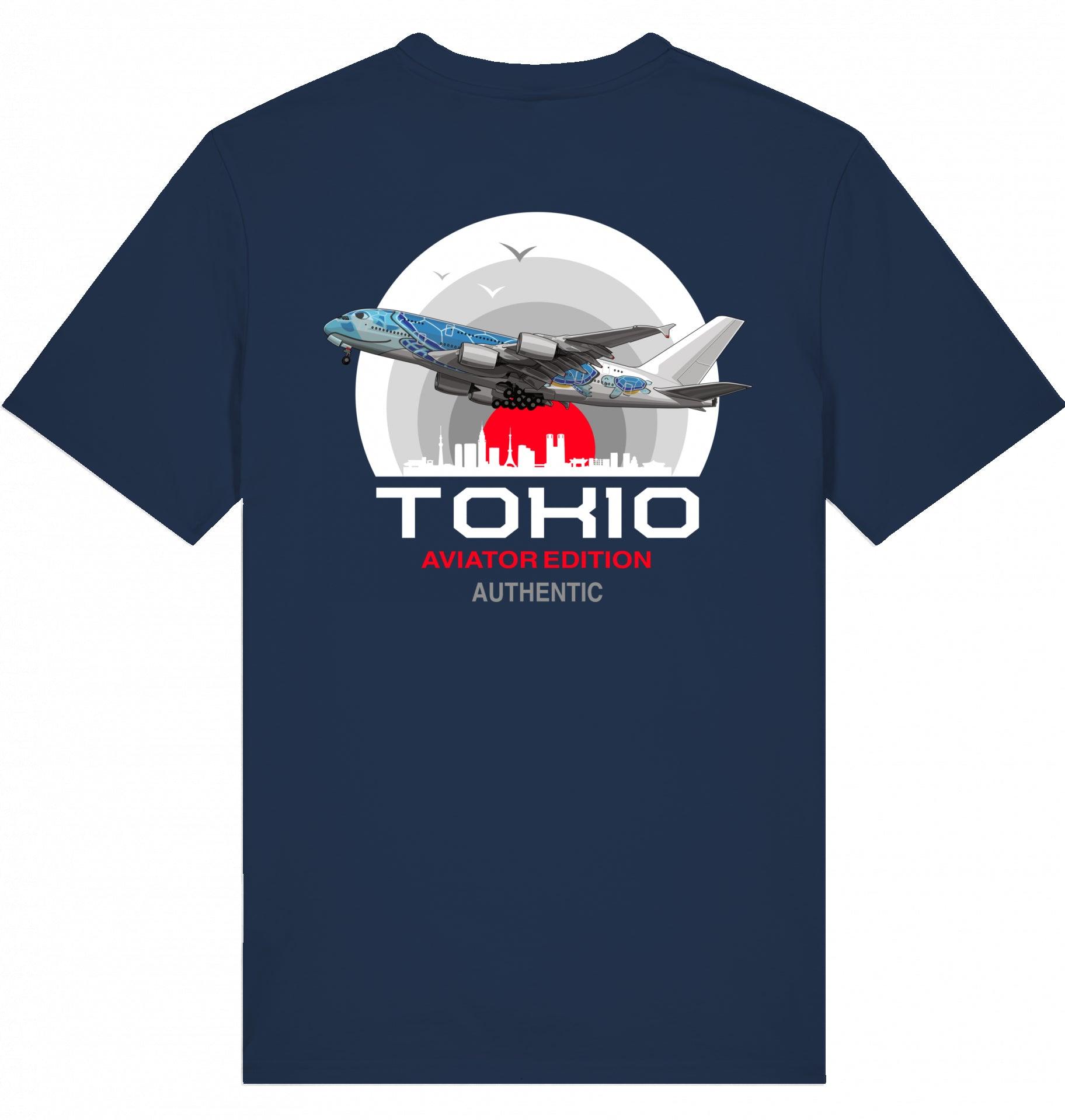 Aviation Flugzeug T-Shirt "Aviator Tokio Summer" French Navy für Piloten, Crews, Kinder & Planespotter made by SUPERSONIC aero 4U