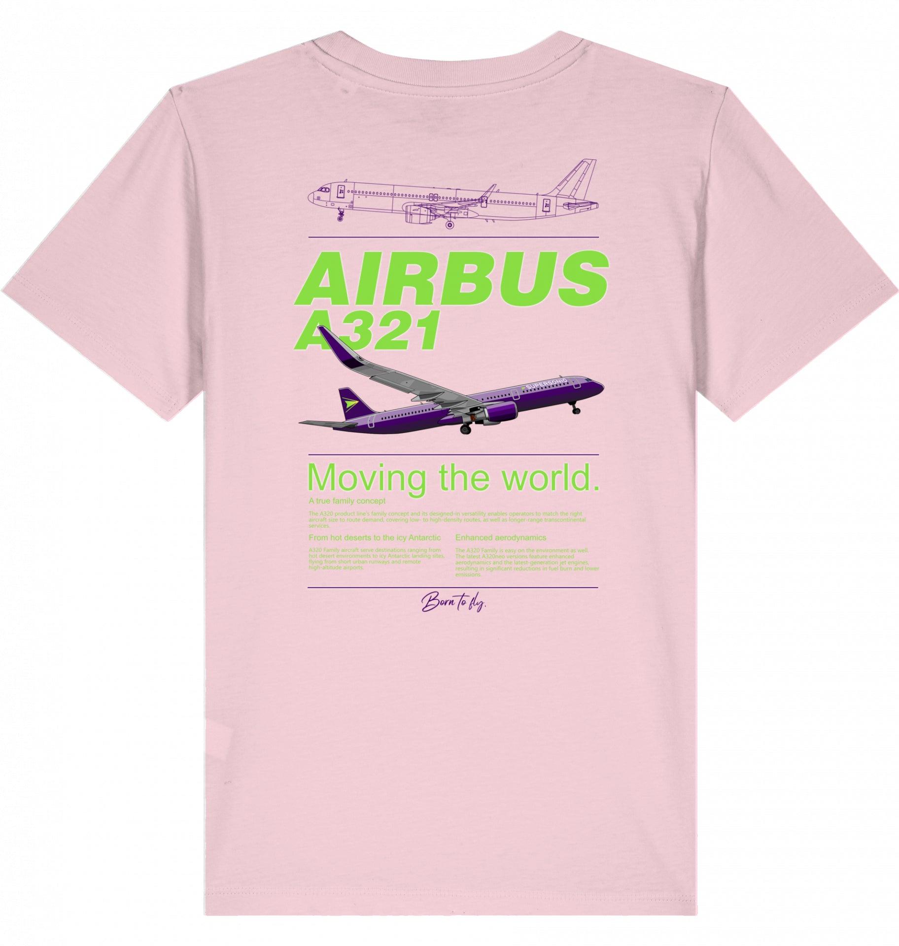 Piloten T-Shirt Kinder, Airbus A321 Tshirt Kinder, Kinder Tshirt Airbus, Airbus A321 Kinder Fashion, Streetwear Airbus Tshirt